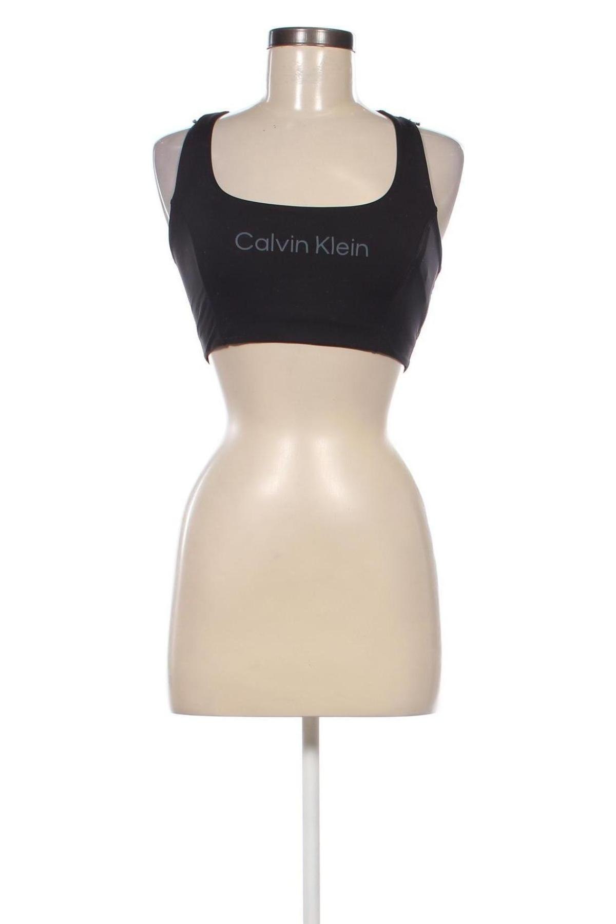 Damen Sporttop Calvin Klein, Größe M, Farbe Schwarz, Preis € 16,49