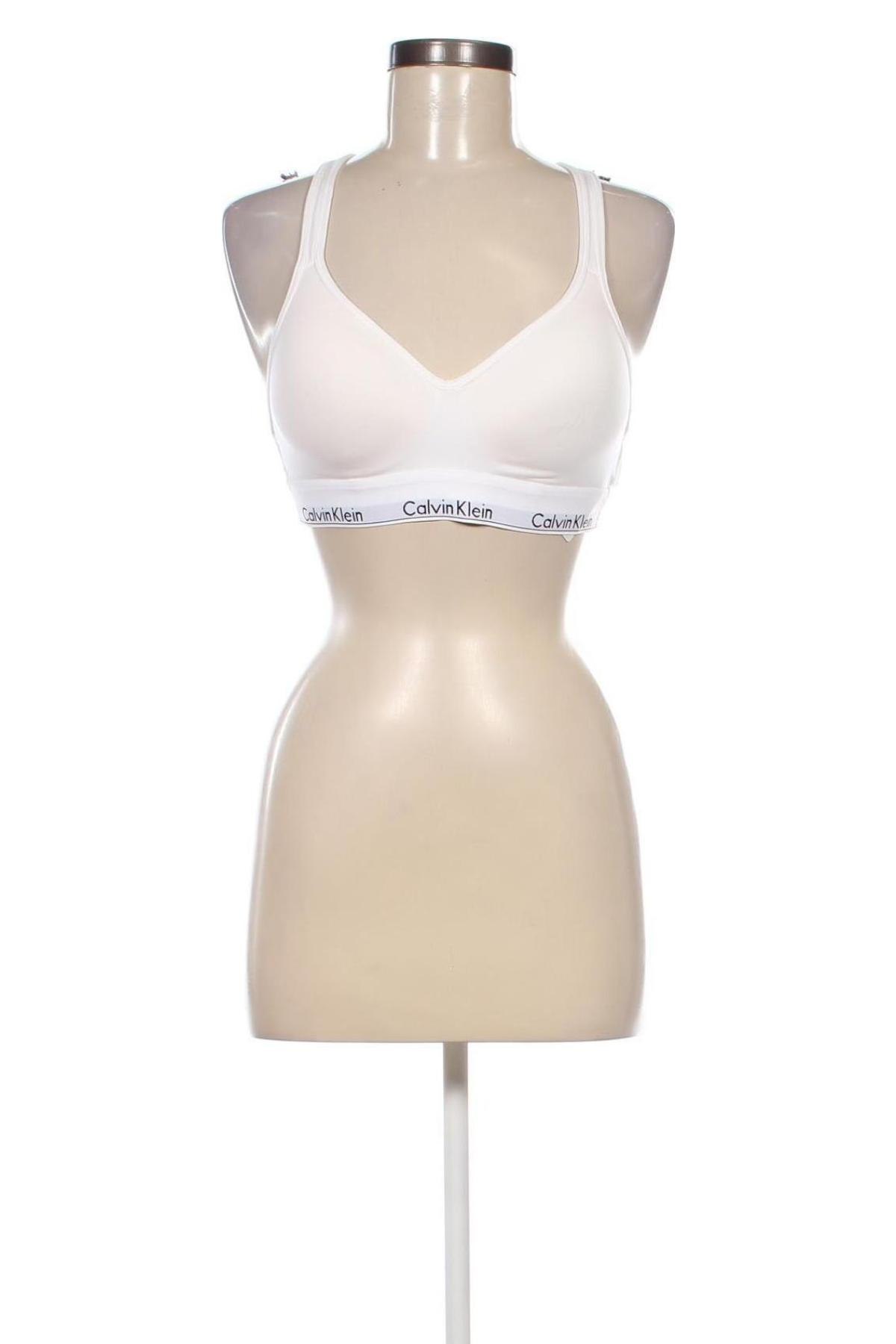 Top sport de damă. Calvin Klein, Mărime M, Culoare Alb, Preț 123,99 Lei