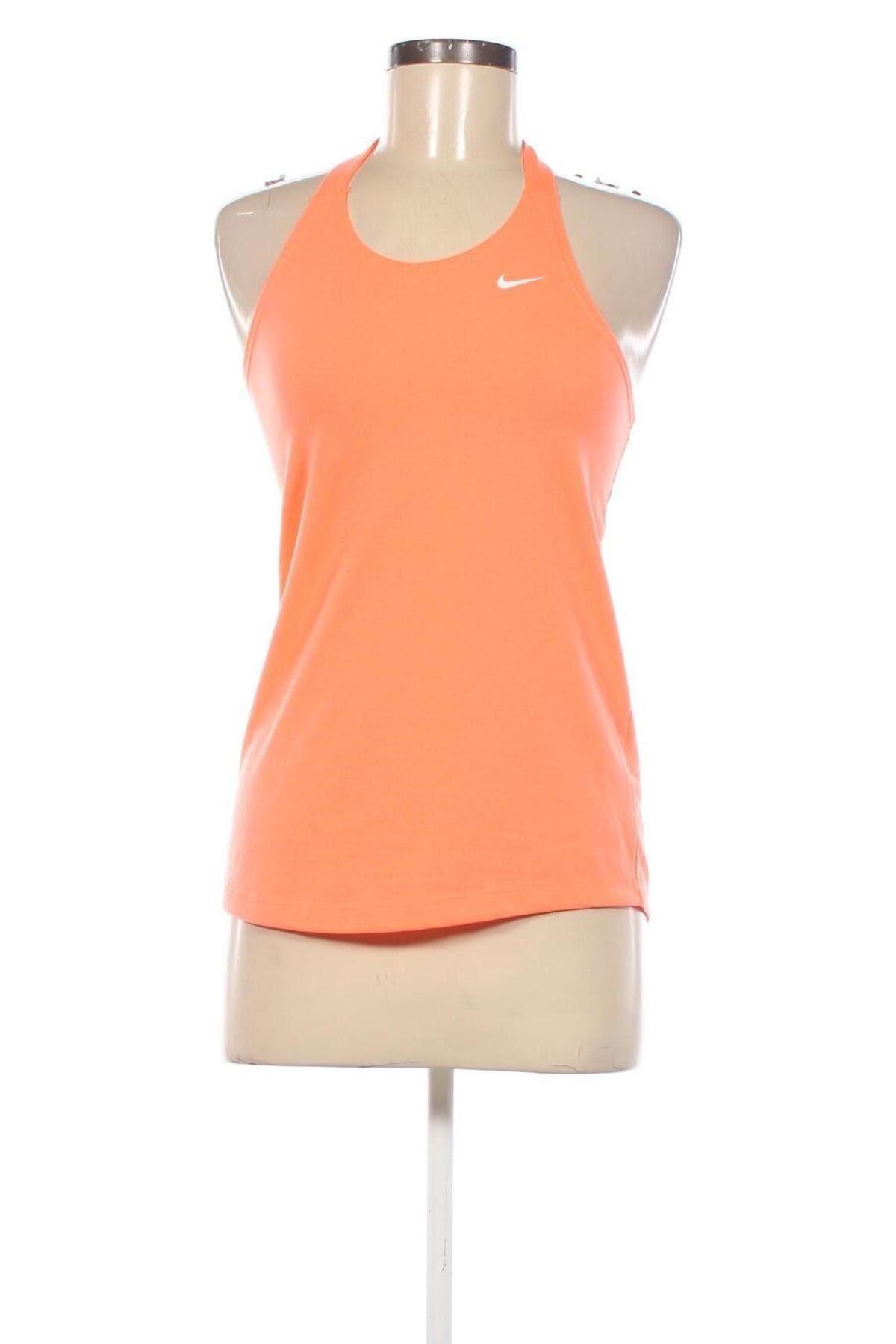 Damen Sporttop Nike, Größe XS, Farbe Orange, Preis € 11,99