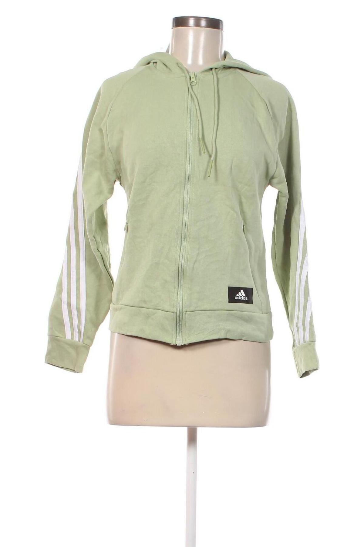 Damen Sweatshirt Adidas, Größe XXS, Farbe Grün, Preis € 6,99