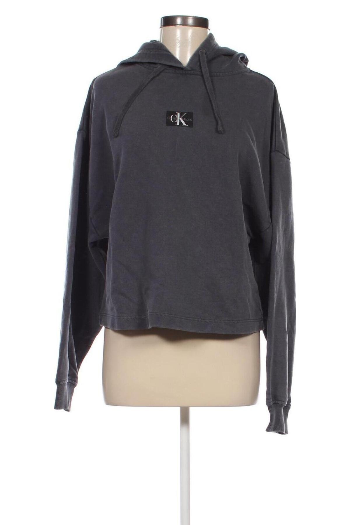 Damen Sweatshirt Calvin Klein Jeans, Größe M, Farbe Grau, Preis € 41,99