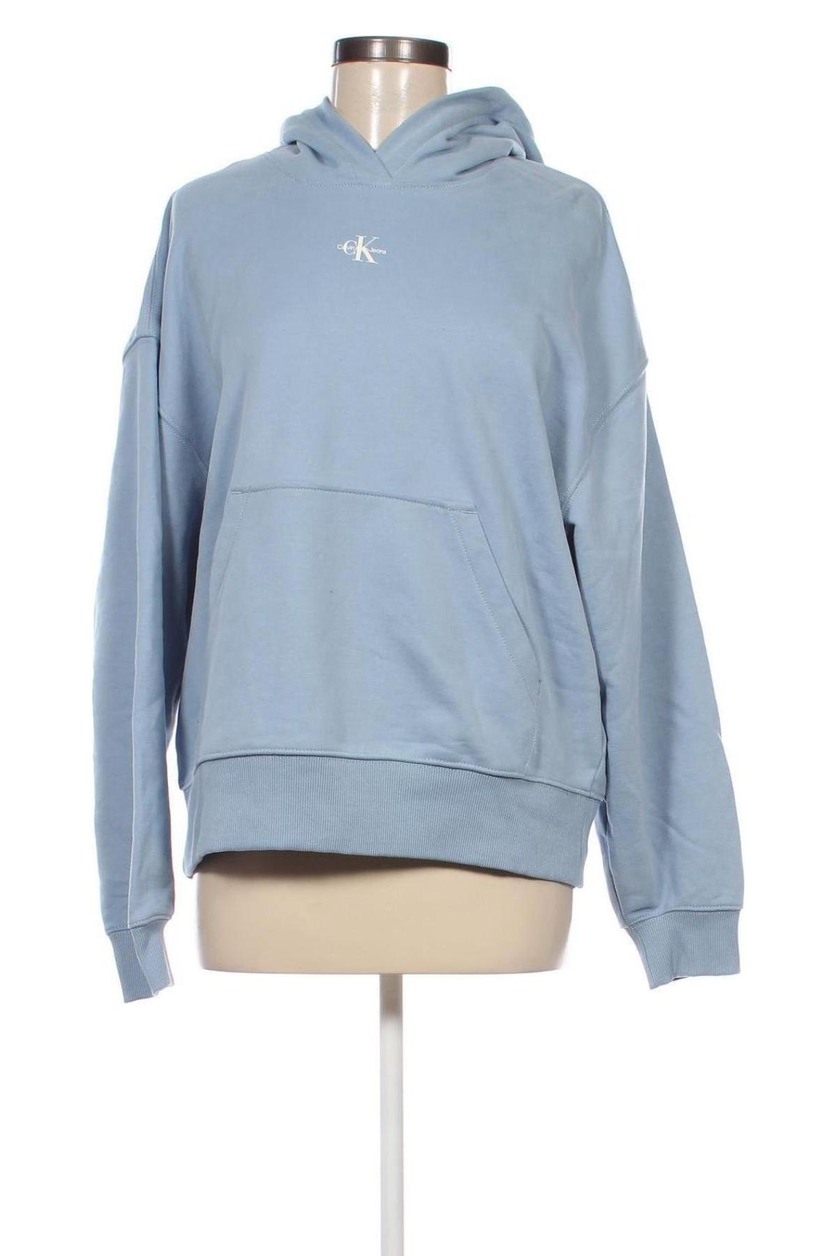 Damen Sweatshirt Calvin Klein Jeans, Größe L, Farbe Blau, Preis € 41,99