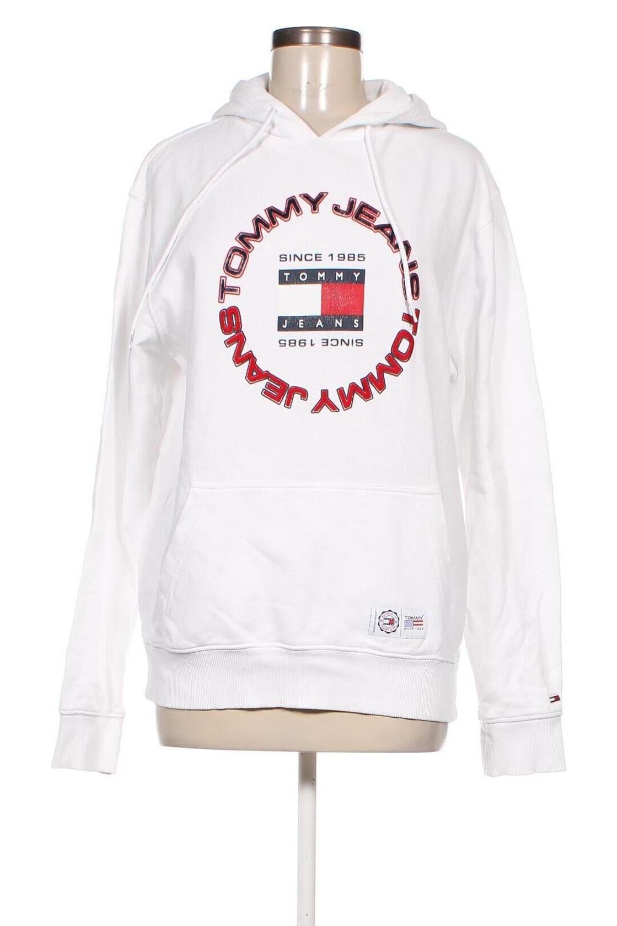 Női sweatshirt Tommy Jeans, Méret M, Szín Fehér, Ár 27 299 Ft