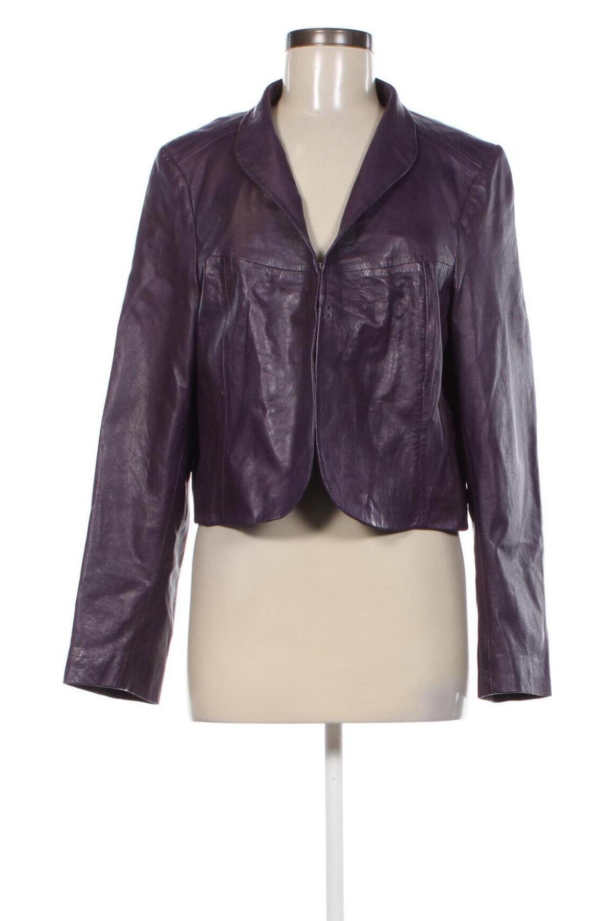 Damen Lederjacke Jensen, Größe XL, Farbe Lila, Preis 16,49 €