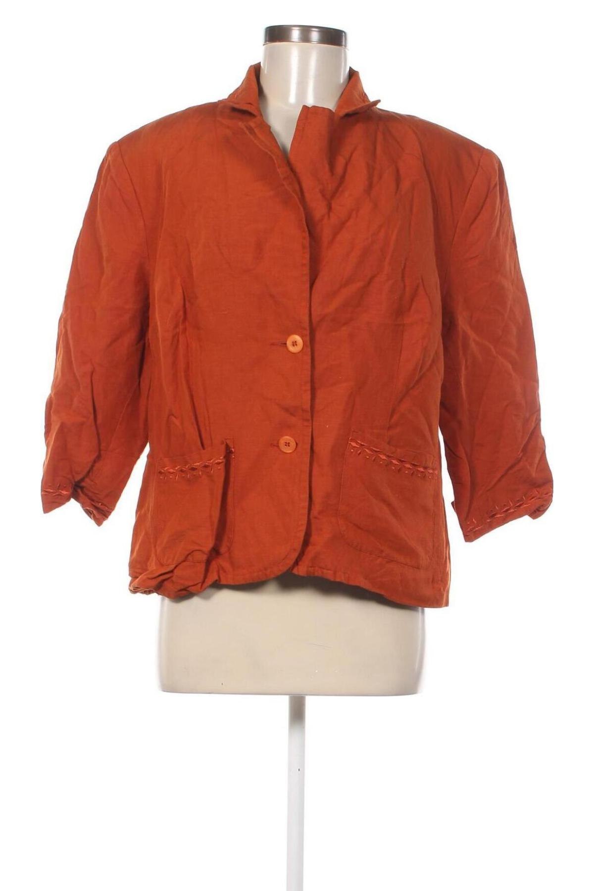 Damen Blazer Biaggini, Größe XL, Farbe Orange, Preis € 10,99