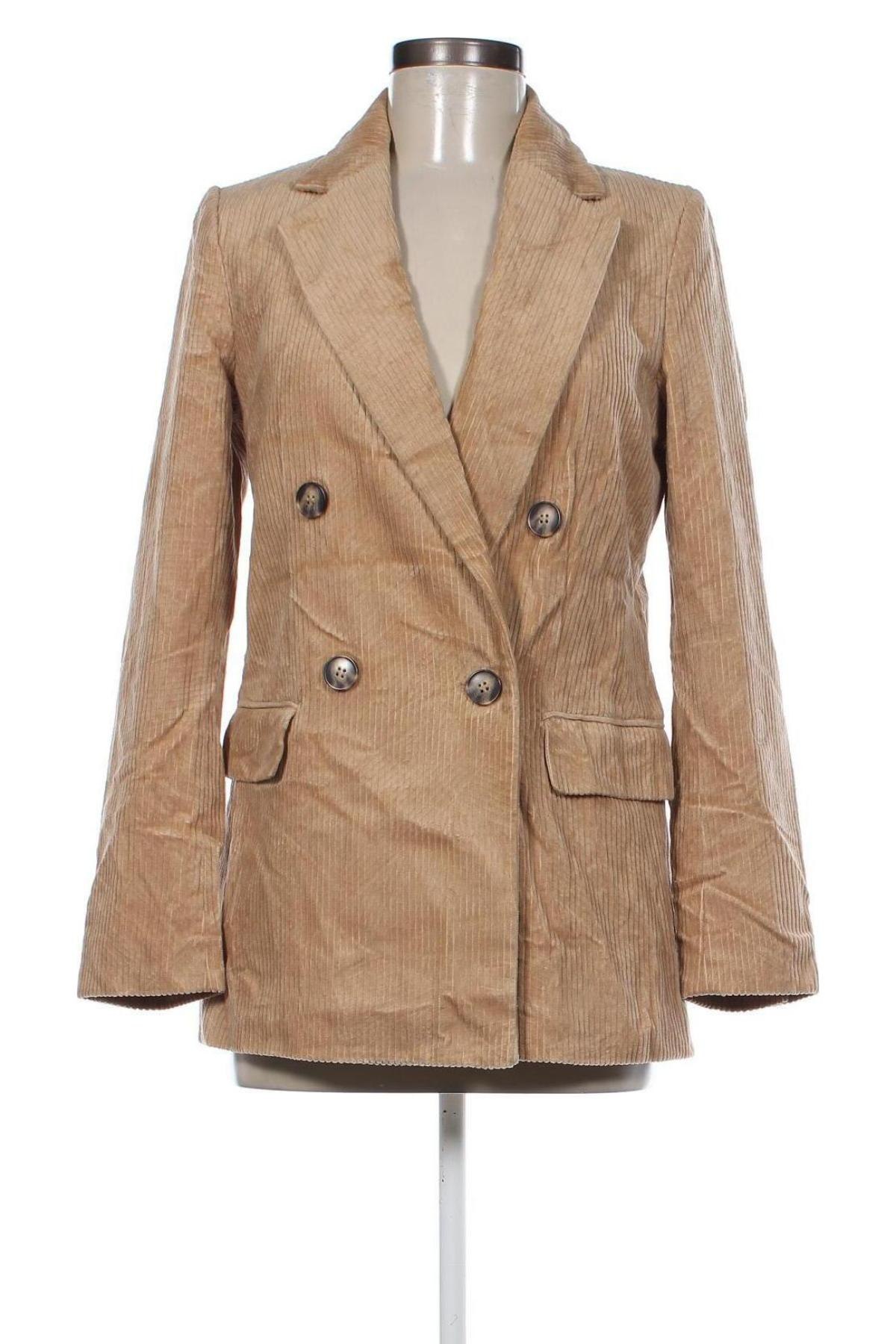 Damen Blazer H&M, Größe S, Farbe Beige, Preis 7,99 €