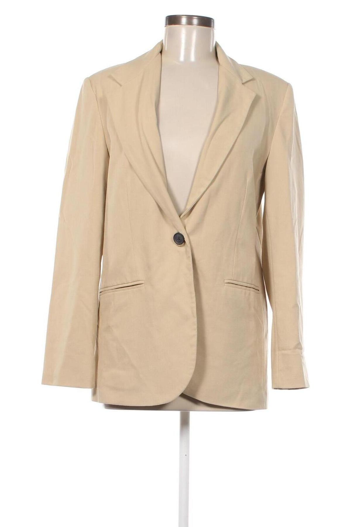 Damen Blazer Pull&Bear, Größe S, Farbe Beige, Preis 11,49 €