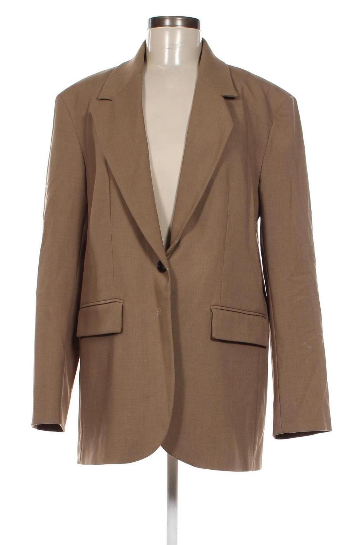 Damen Blazer Zara, Größe L, Farbe Beige, Preis € 41,99