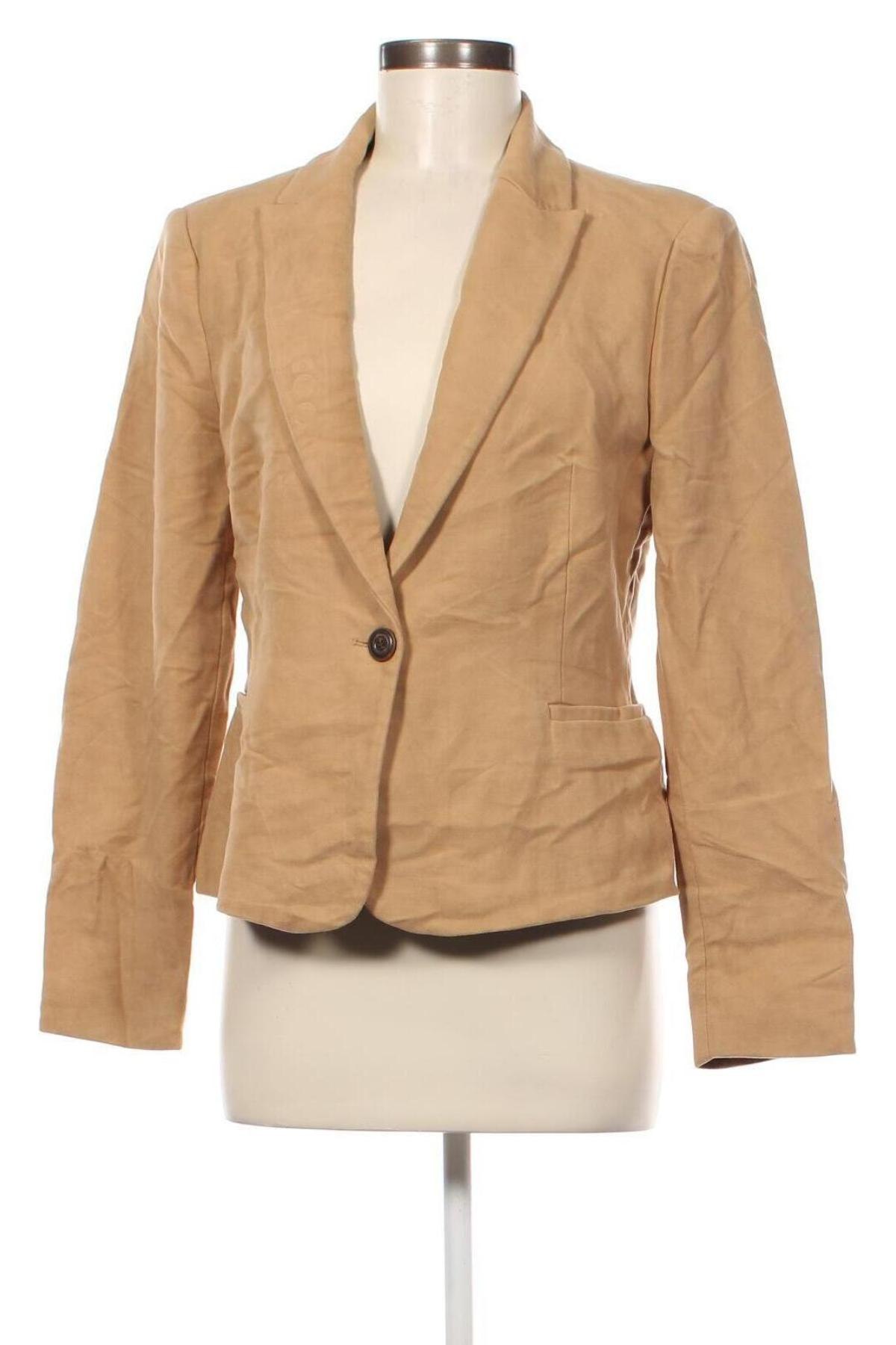 Damen Blazer Zara, Größe XL, Farbe Beige, Preis 7,79 €