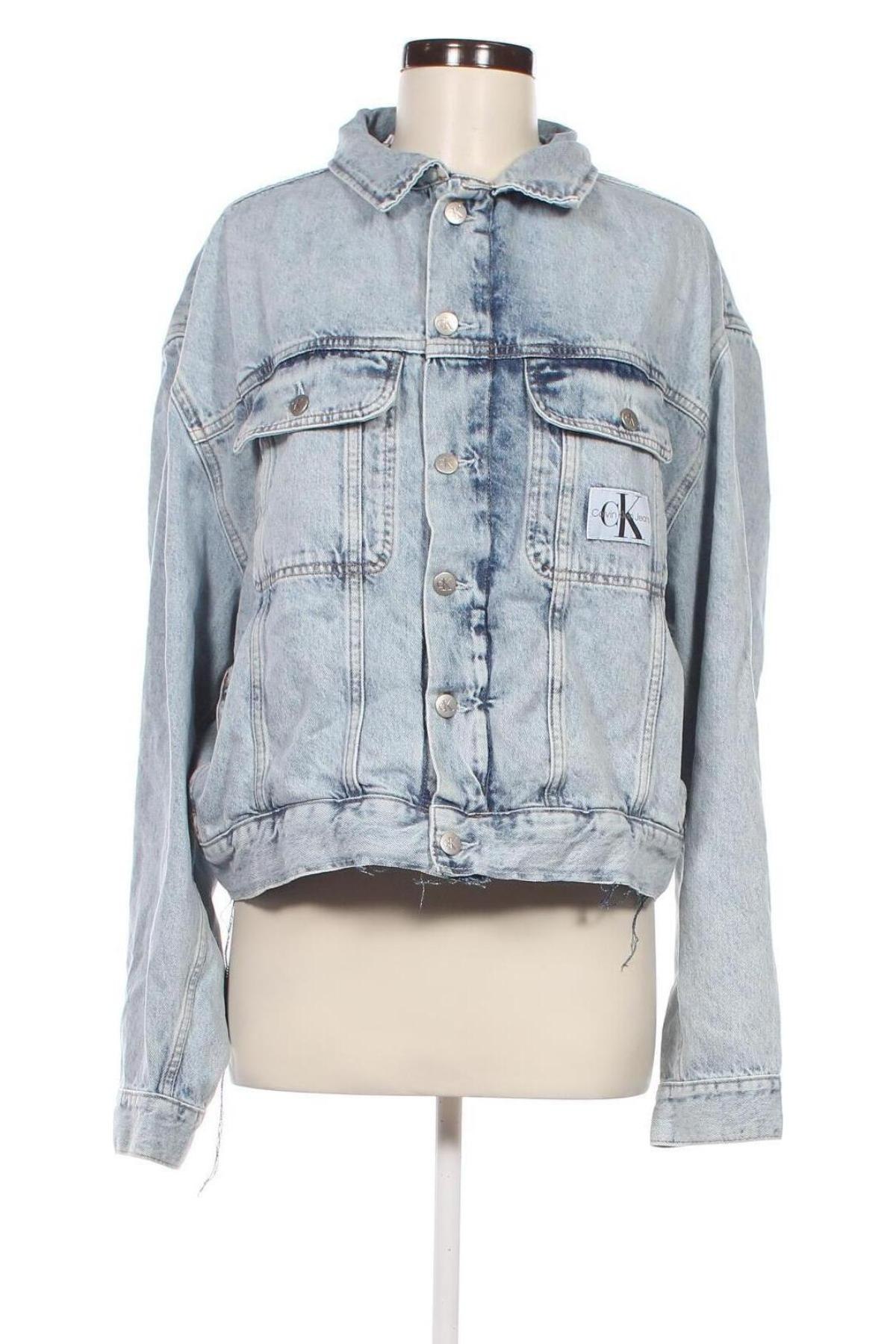 Damenjacke Calvin Klein Jeans, Größe M, Farbe Blau, Preis € 94,99