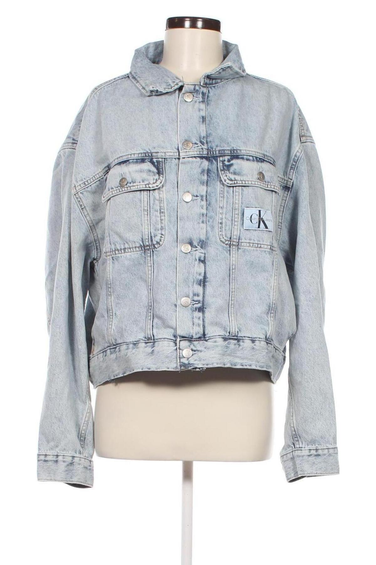 Damenjacke Calvin Klein Jeans, Größe S, Farbe Blau, Preis € 61,99