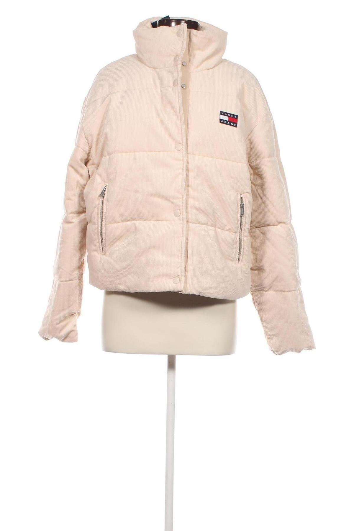 Damenjacke Tommy Jeans, Größe M, Farbe Beige, Preis € 119,99