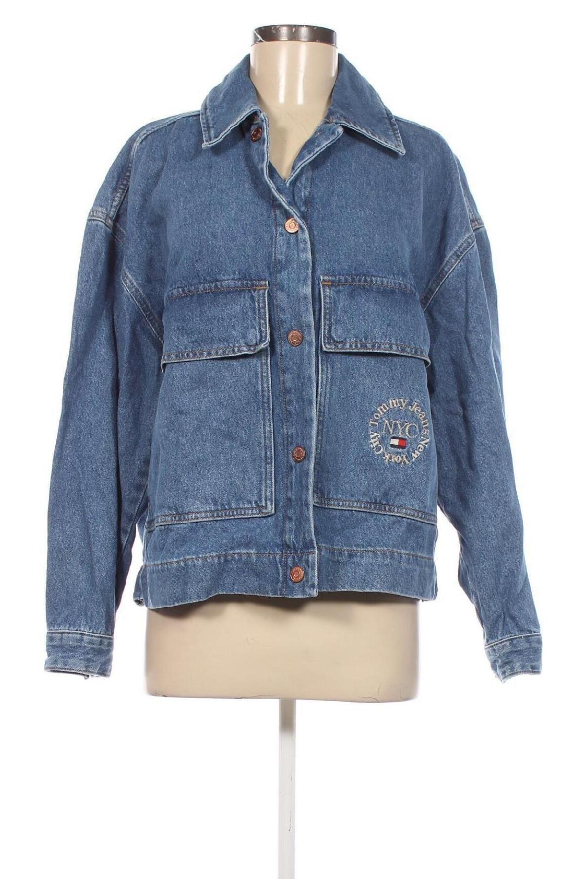 Damenjacke Tommy Jeans, Größe XS, Farbe Blau, Preis 77,99 €