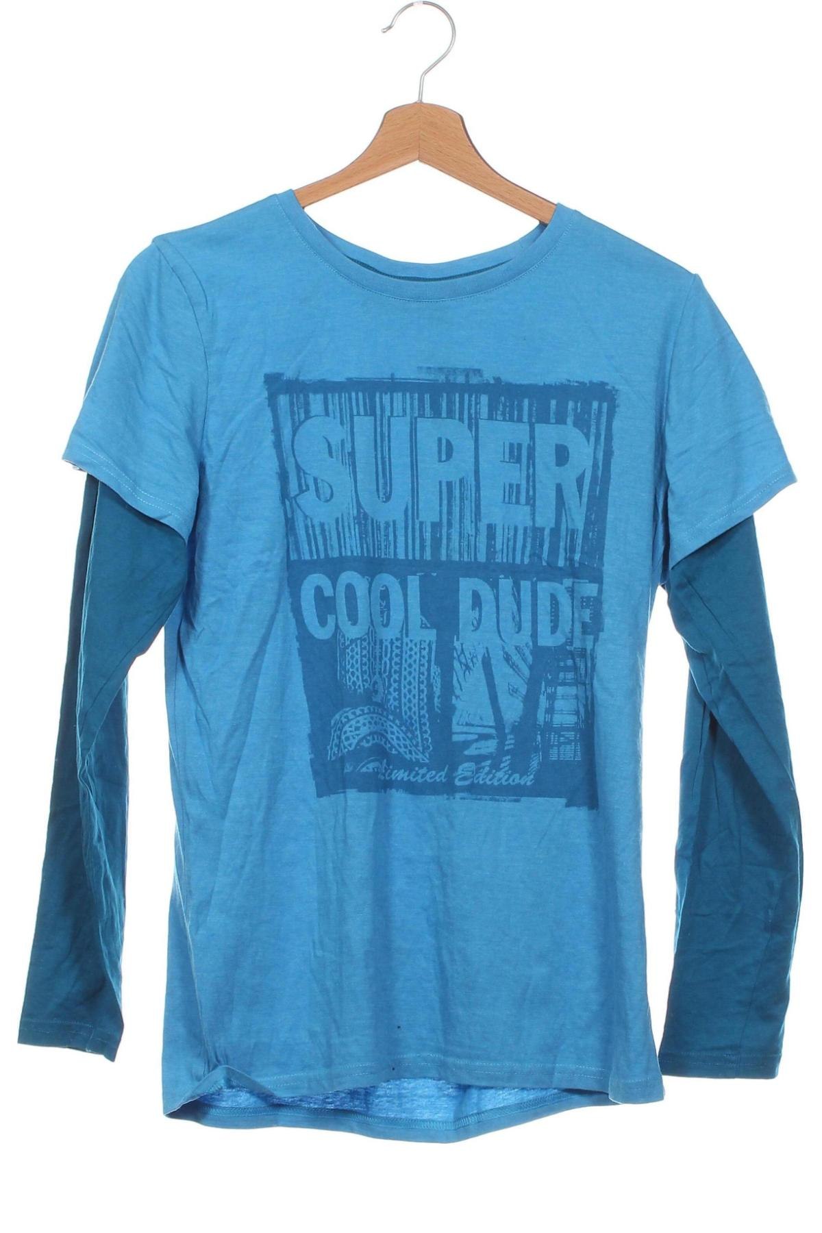 Kinder Shirt, Größe 14-15y/ 168-170 cm, Farbe Blau, Preis € 7,65