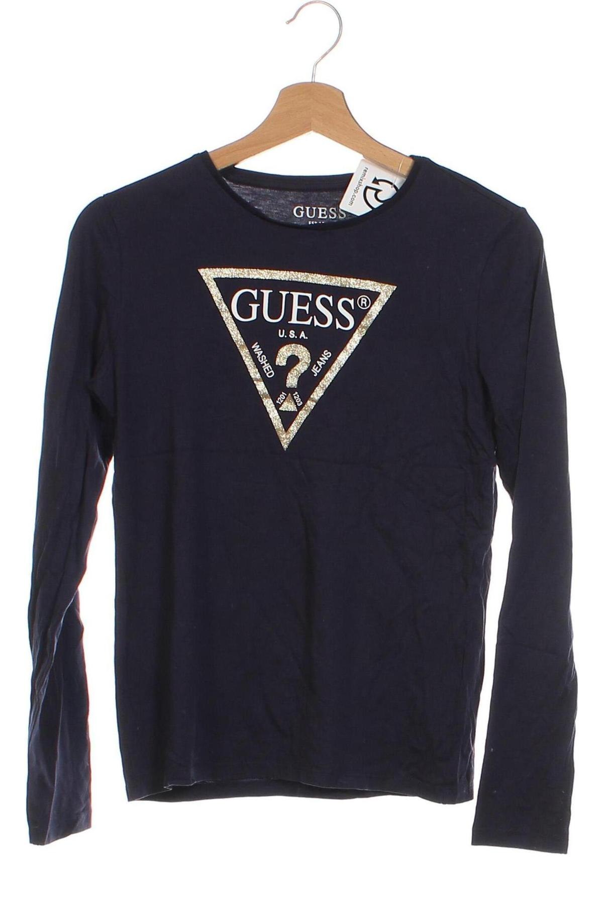 Kinder Shirt Guess, Größe 15-18y/ 170-176 cm, Farbe Blau, Preis € 10,99