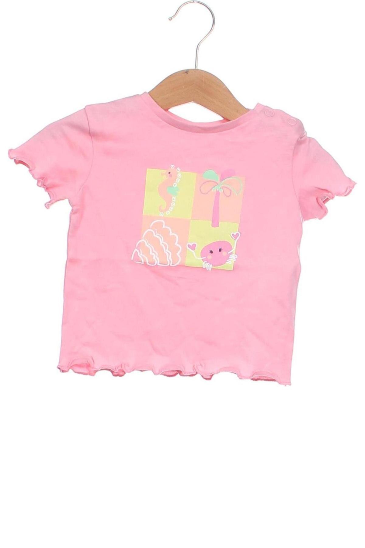 Kinder Shirt S.Oliver, Größe 3-6m/ 62-68 cm, Farbe Rosa, Preis 5,99 €