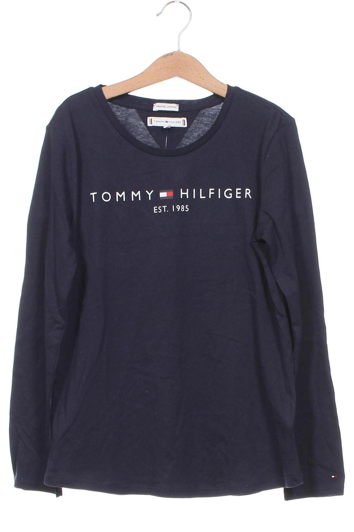 Bluză pentru copii Tommy Hilfiger, Mărime 11-12y/ 152-158 cm, Culoare Albastru, Preț 203,99 Lei