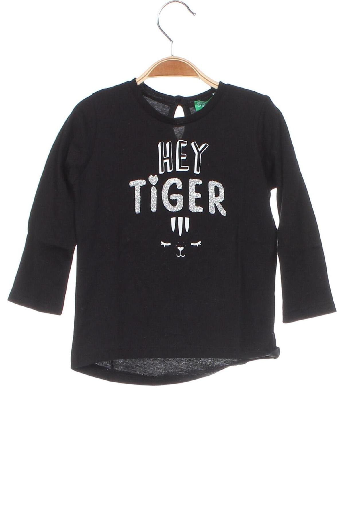 Kinder Shirt United Colors Of Benetton, Größe 12-18m/ 80-86 cm, Farbe Schwarz, Preis € 26,29