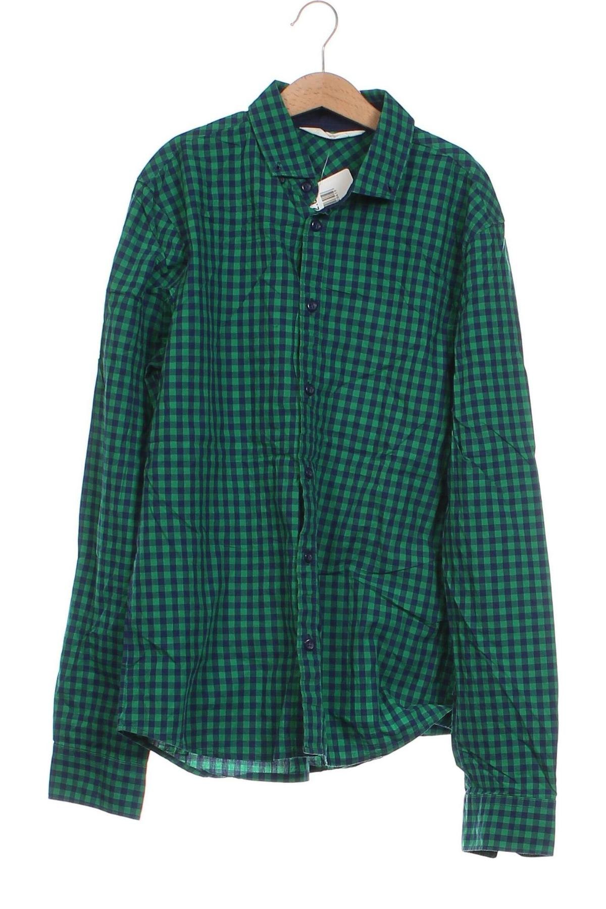 Παιδικό πουκάμισο H&M, Μέγεθος 14-15y/ 168-170 εκ., Χρώμα Πράσινο, Τιμή 3,81 €