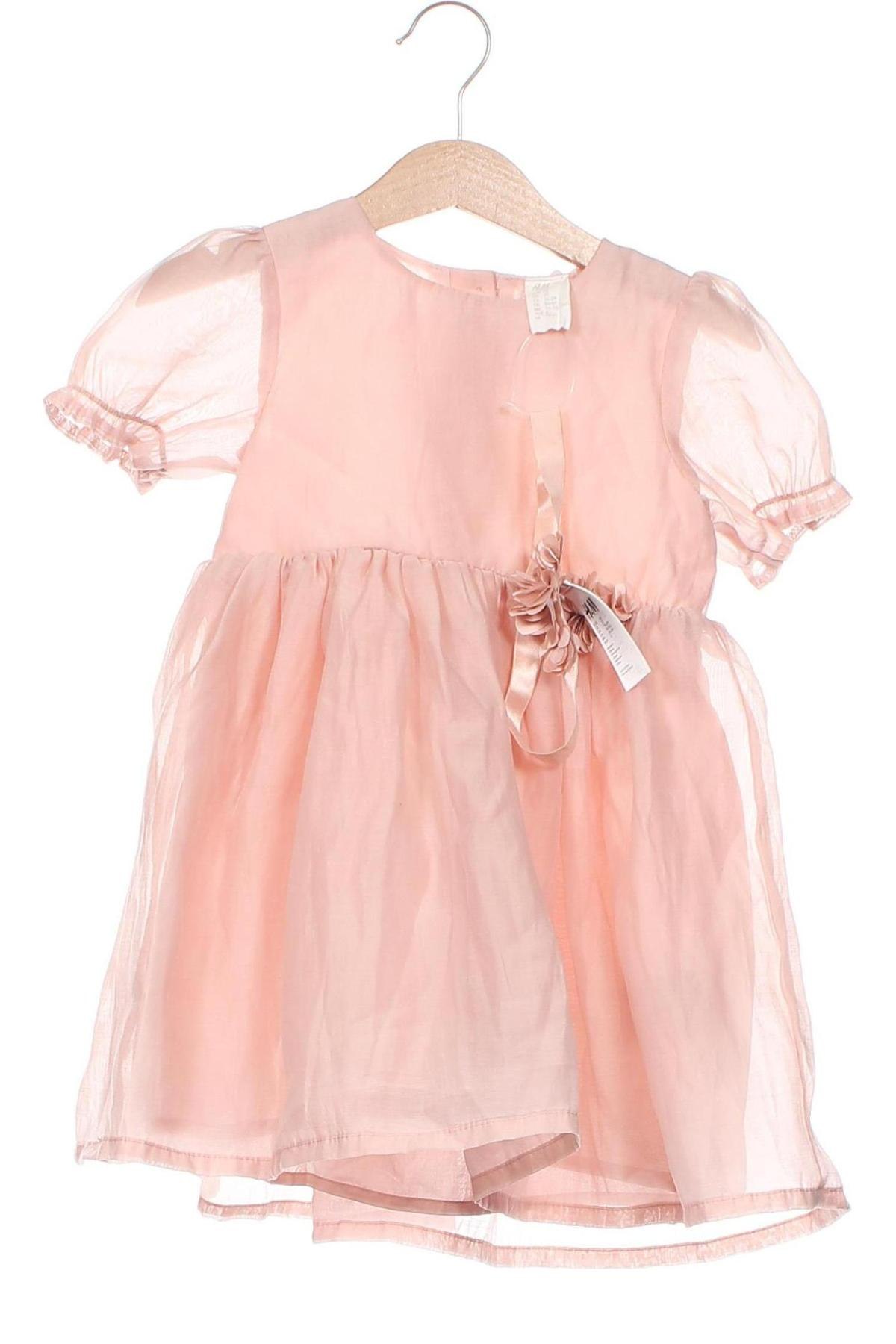 Kinderkleid H&M, Größe 12-18m/ 80-86 cm, Farbe Rosa, Preis € 9,20