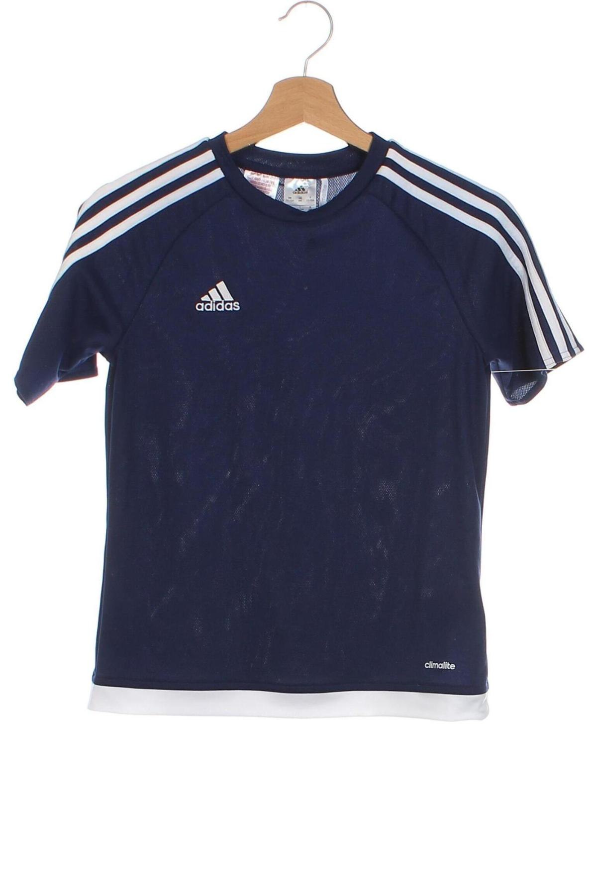 Kinder T-Shirt Adidas, Größe 11-12y/ 152-158 cm, Farbe Blau, Preis 10,20 €