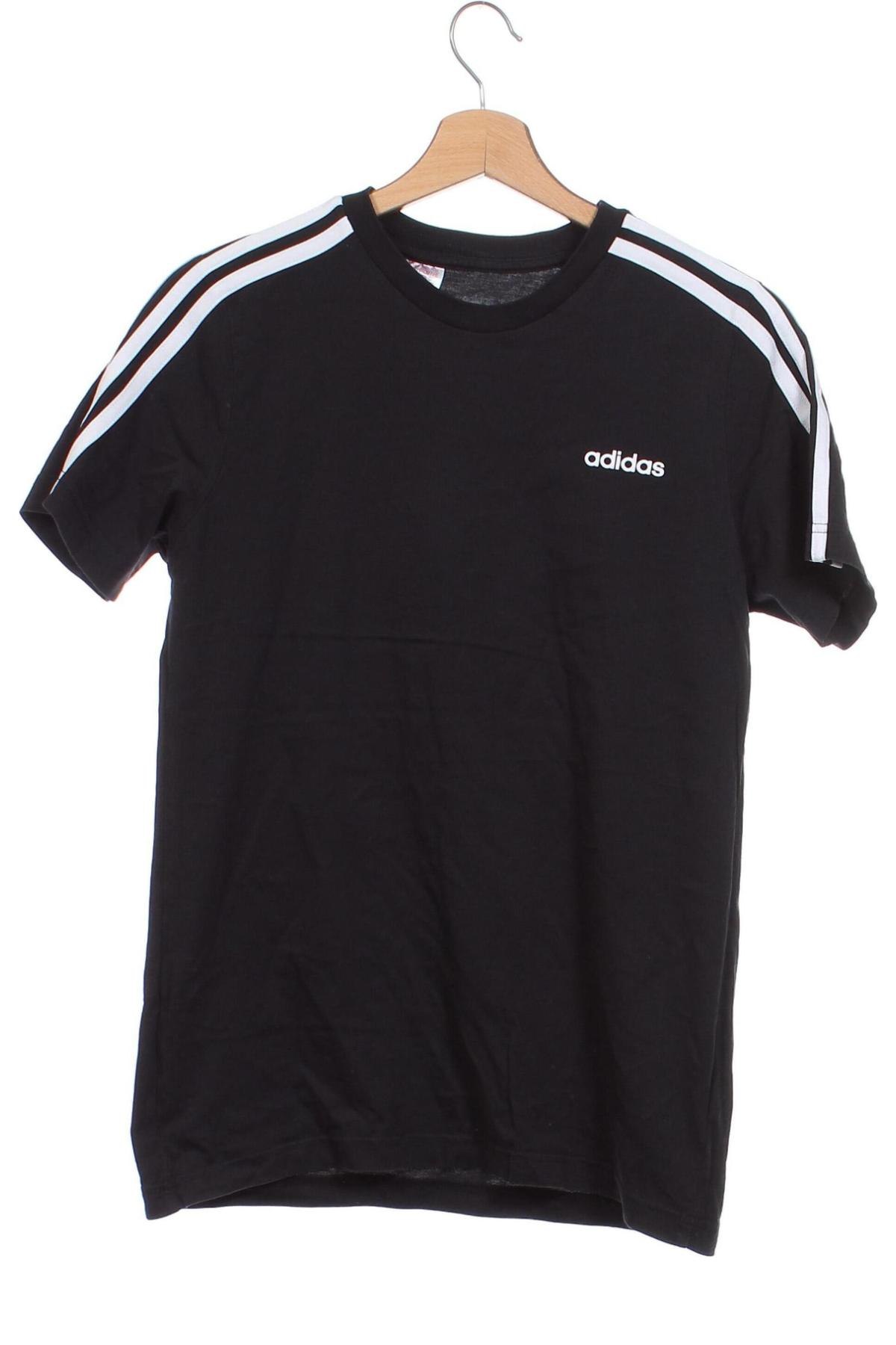 Dziecięcy T-shirt Adidas, Rozmiar 15-18y/ 170-176 cm, Kolor Czarny, Cena 68,97 zł