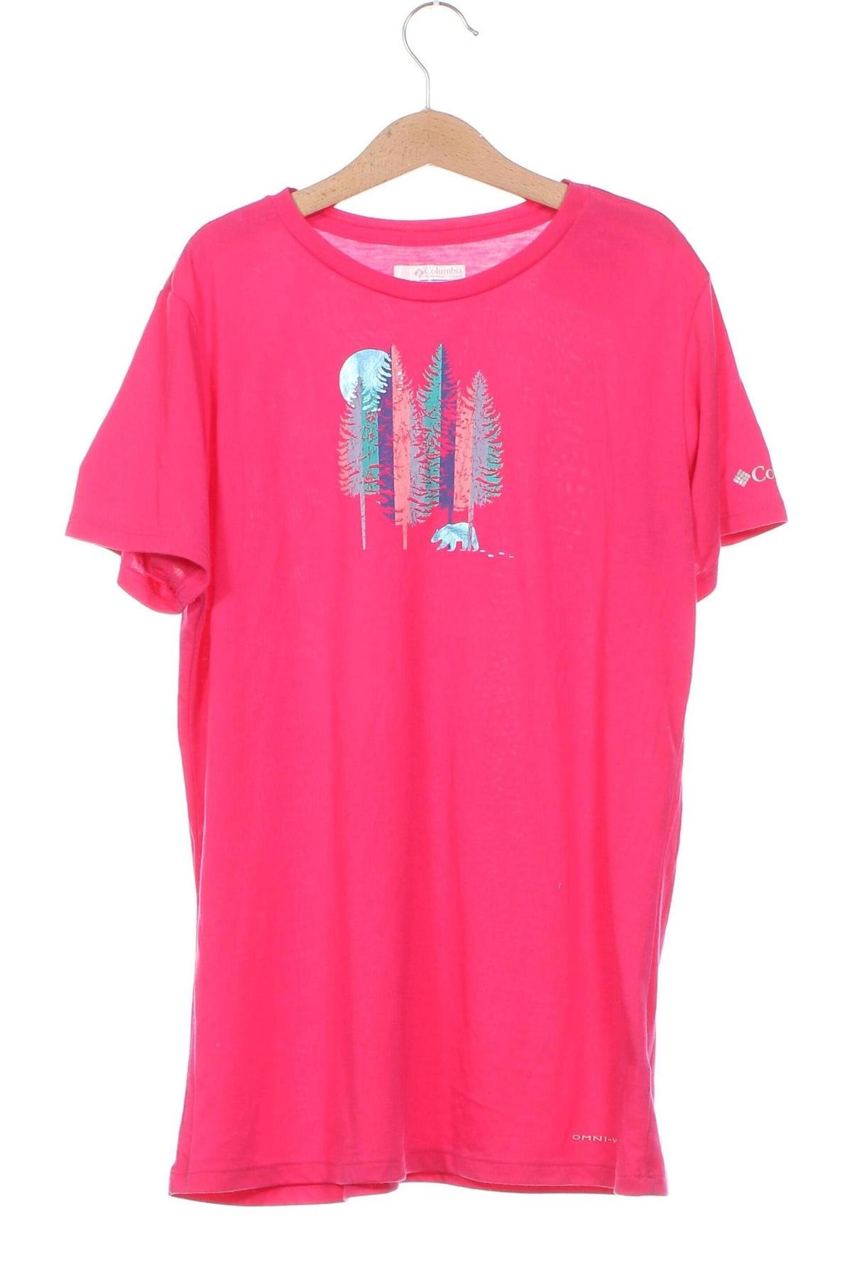 Kinder T-Shirt Columbia, Größe 15-18y/ 170-176 cm, Farbe Rosa, Preis € 14,00