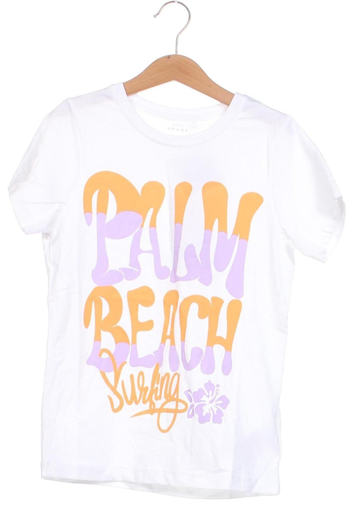 Dziecięcy T-shirt Name It, Rozmiar 8-9y/ 134-140 cm, Kolor Biały, Cena 87,96 zł