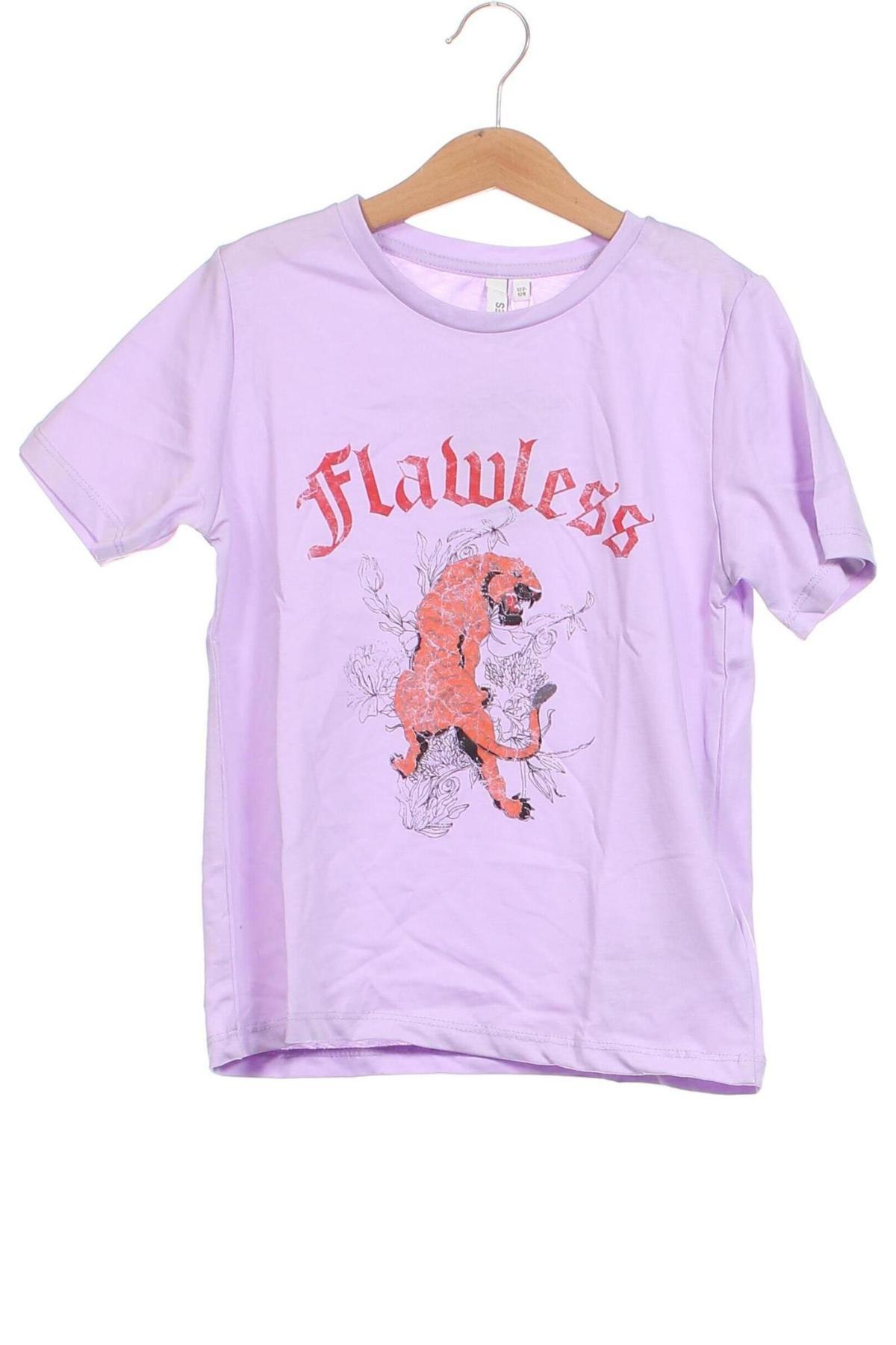 Kinder T-Shirt Pieces, Größe 6-7y/ 122-128 cm, Farbe Lila, Preis 6,99 €