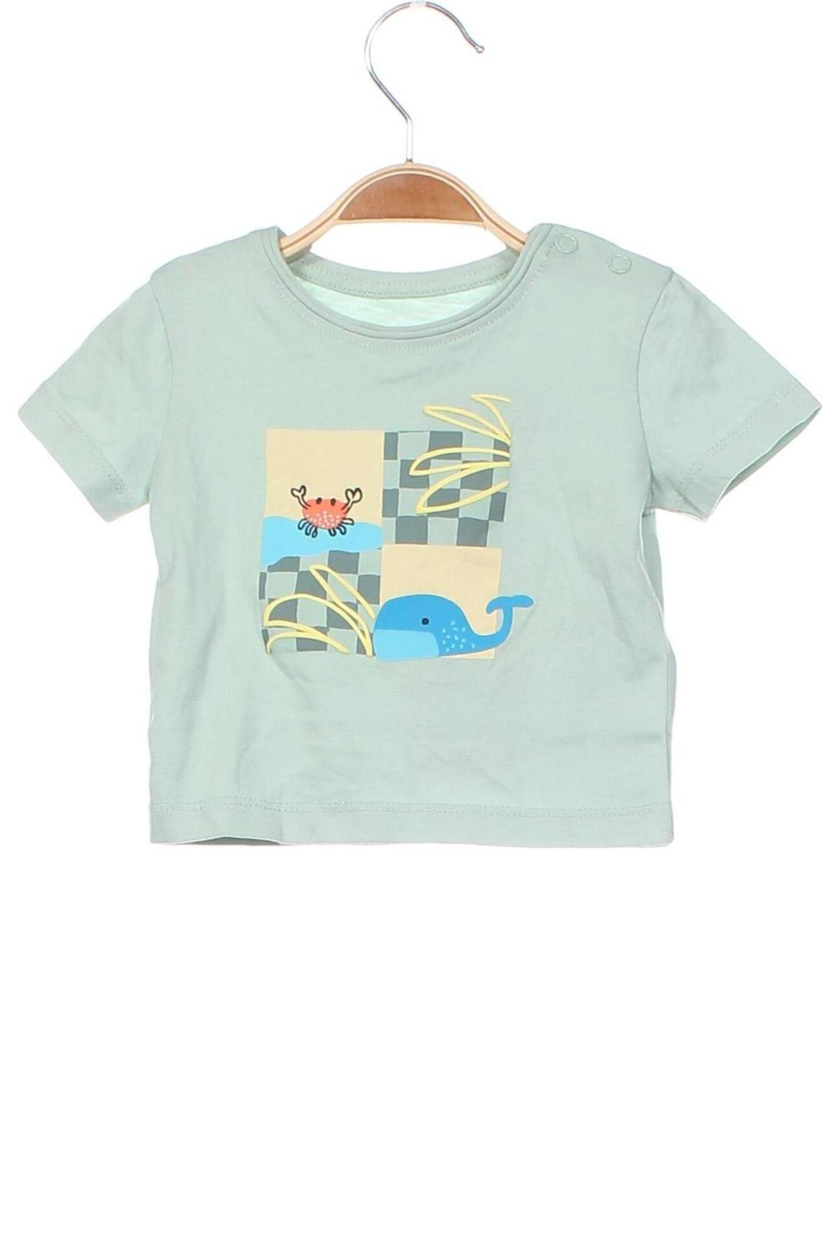 Dziecięcy T-shirt S.Oliver, Rozmiar 2-3m/ 56-62 cm, Kolor Zielony, Cena 25,99 zł