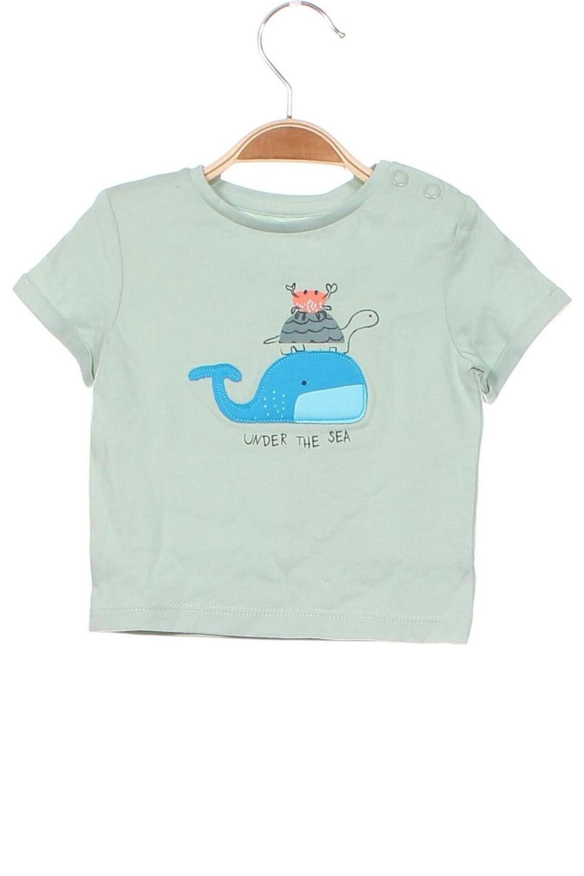 Kinder T-Shirt S.Oliver, Größe 2-3m/ 56-62 cm, Farbe Grün, Preis 3,49 €