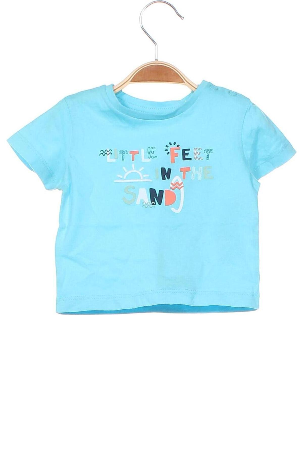 Kinder T-Shirt S.Oliver, Größe 2-3m/ 56-62 cm, Farbe Blau, Preis 5,49 €