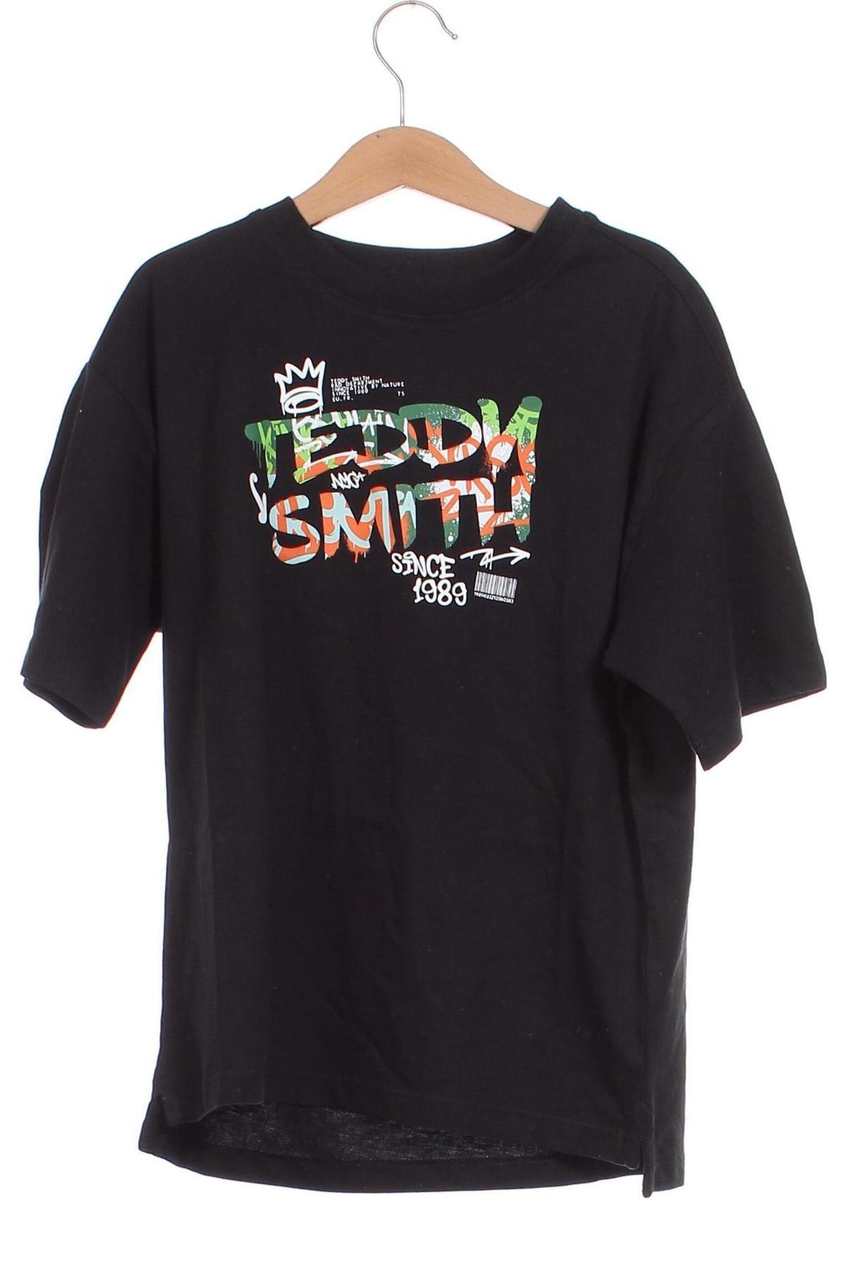 Kinder T-Shirt Teddy Smith, Größe 7-8y/ 128-134 cm, Farbe Schwarz, Preis € 17,01