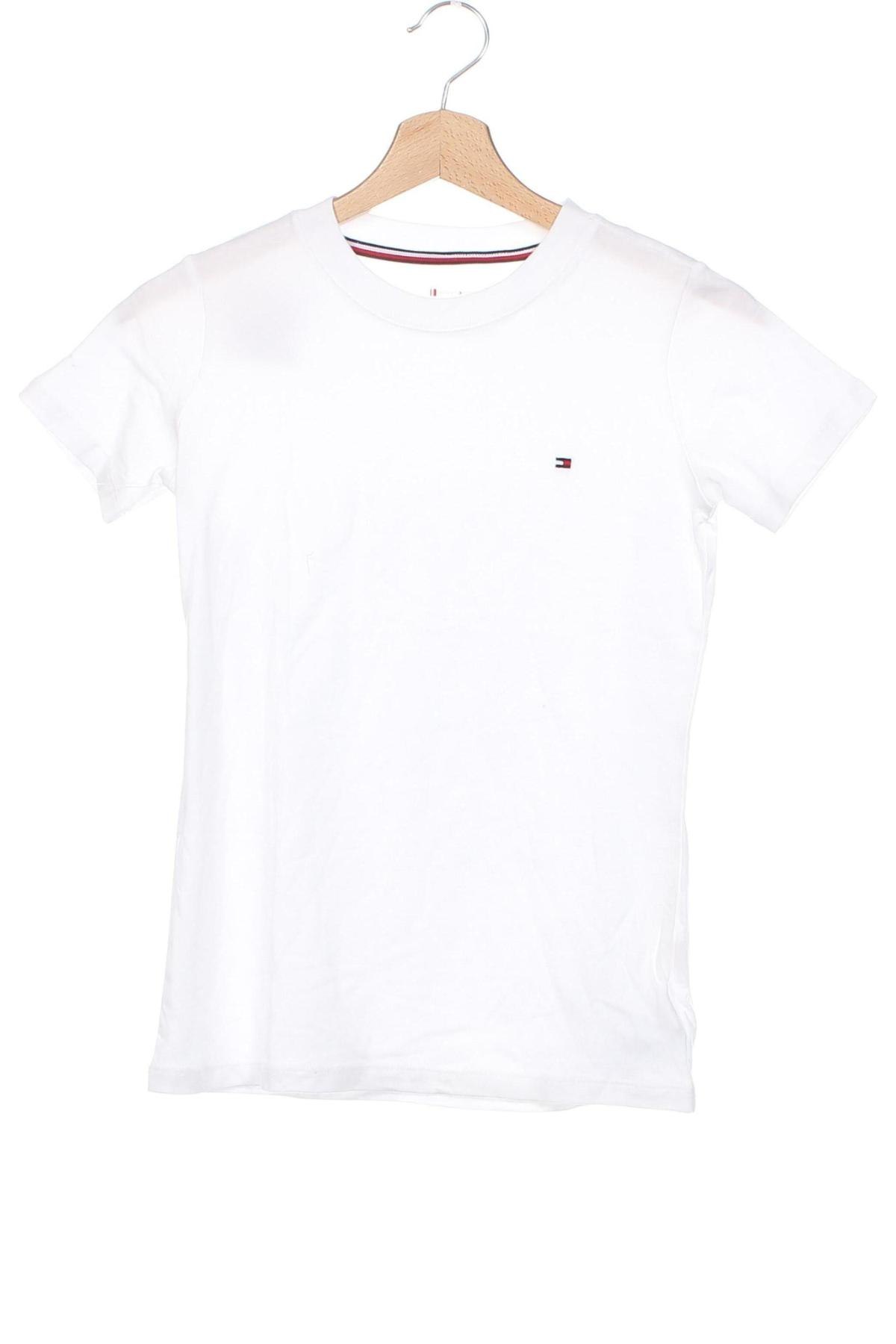 Kinder T-Shirt Tommy Hilfiger, Größe 12-13y/ 158-164 cm, Farbe Weiß, Preis 18,49 €