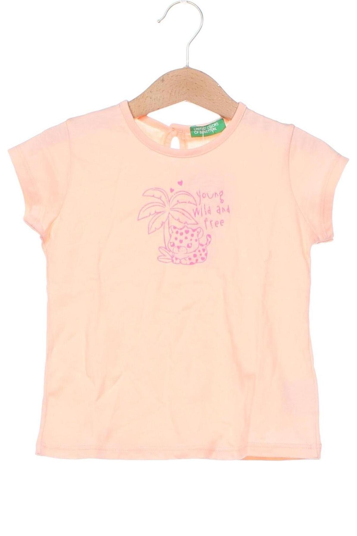 Kinder T-Shirt United Colors Of Benetton, Größe 18-24m/ 86-98 cm, Farbe Rosa, Preis € 17,01