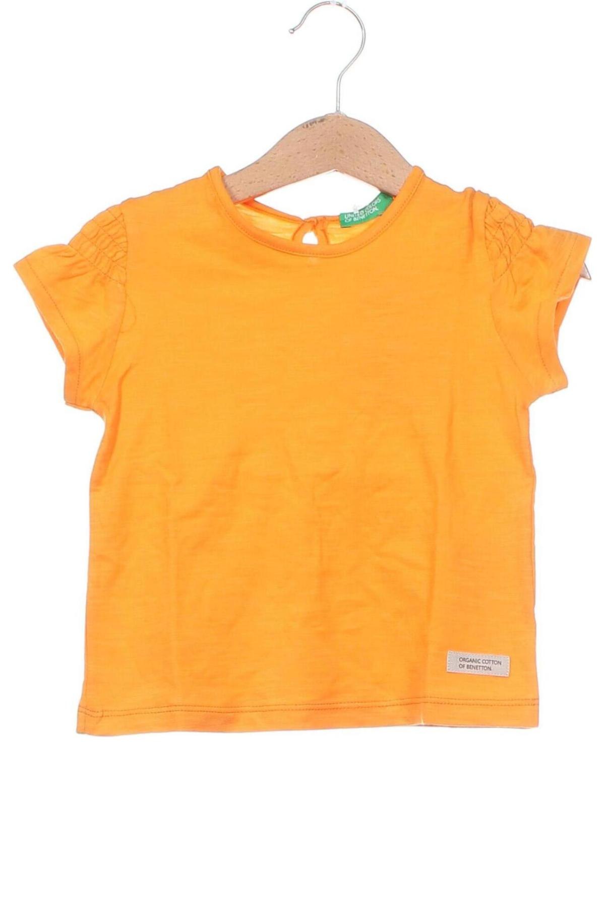 Kinder T-Shirt United Colors Of Benetton, Größe 6-9m/ 68-74 cm, Farbe Orange, Preis € 17,01