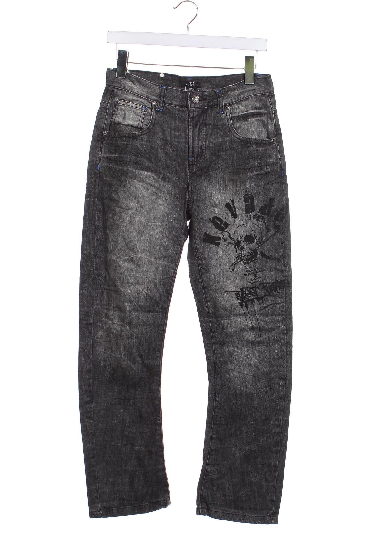 Kinderjeans Ellos, Größe 12-13y/ 158-164 cm, Farbe Grau, Preis € 8,99