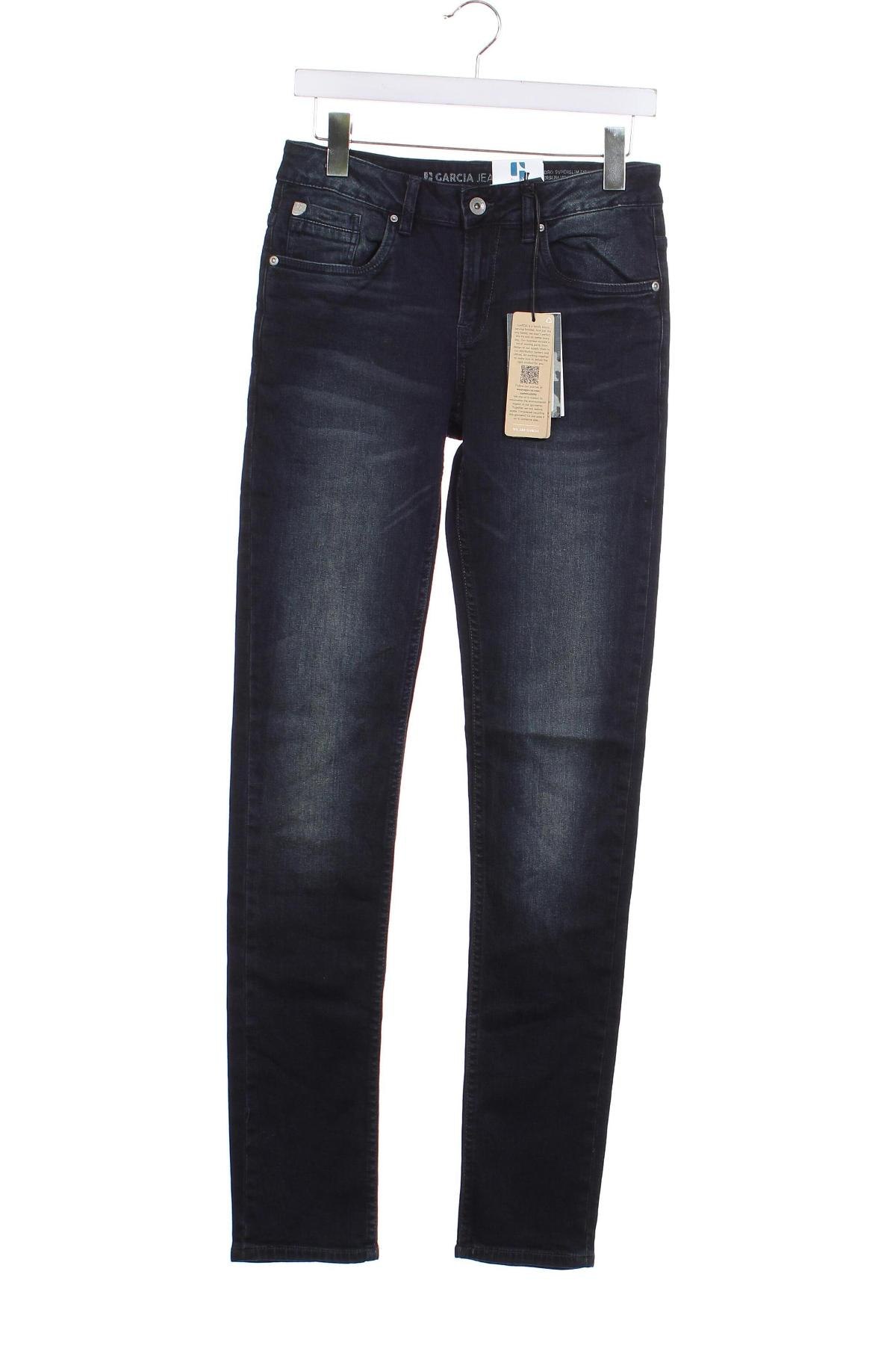Blugi pentru copii Garcia Jeans, Mărime 15-18y/ 170-176 cm, Culoare Albastru, Preț 75,29 Lei
