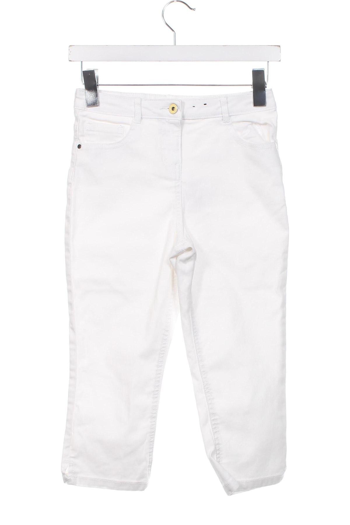 Kinderjeans George, Größe 10-11y/ 146-152 cm, Farbe Weiß, Preis 10,99 €