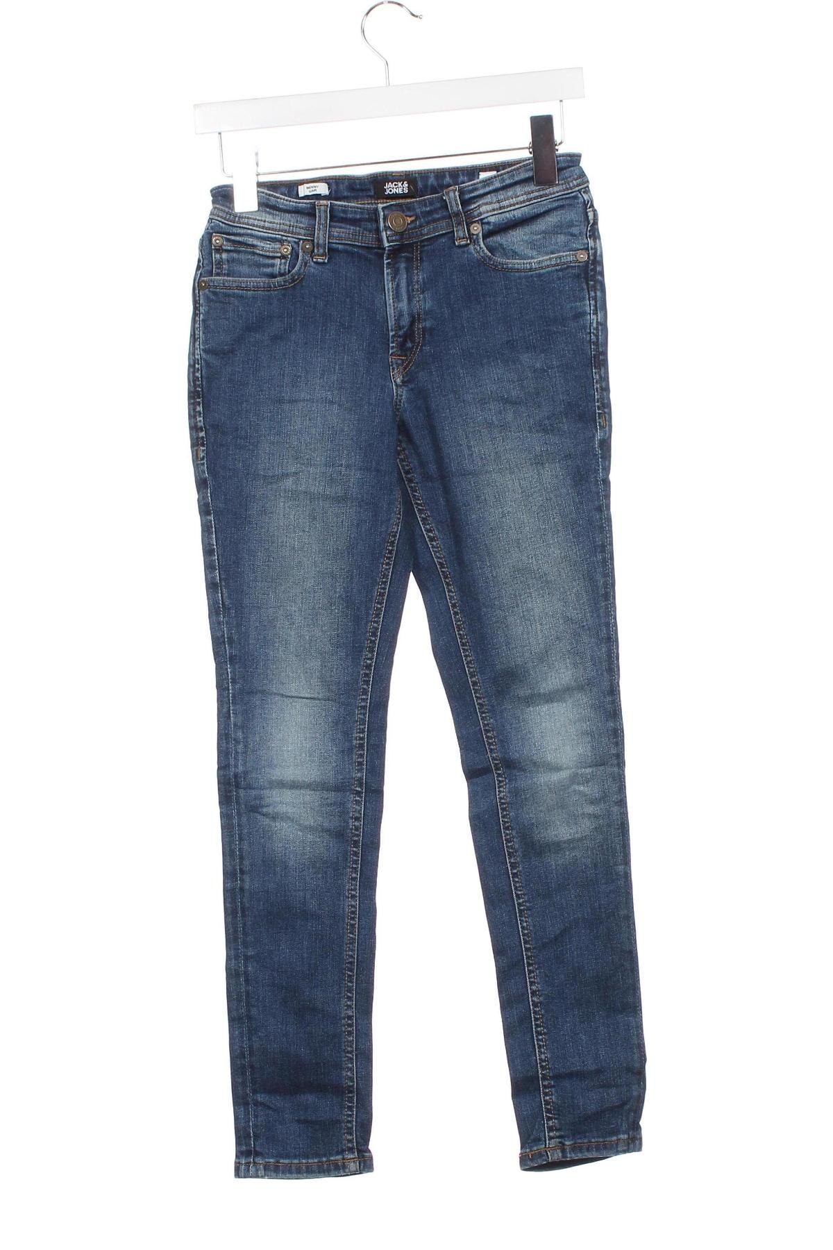 Dziecięce jeansy Jack & Jones, Rozmiar 11-12y/ 152-158 cm, Kolor Niebieski, Cena 95,96 zł