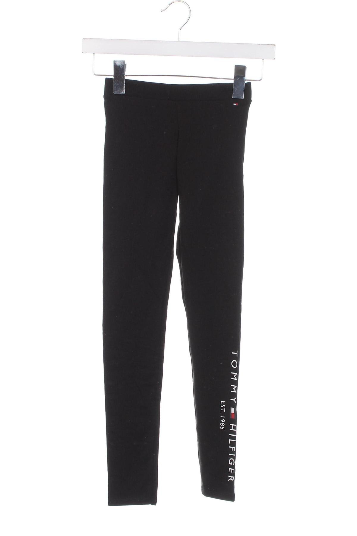 Detské legíny  Tommy Hilfiger, Veľkosť 9-10y/ 140-146 cm, Farba Čierna, Cena  23,25 €