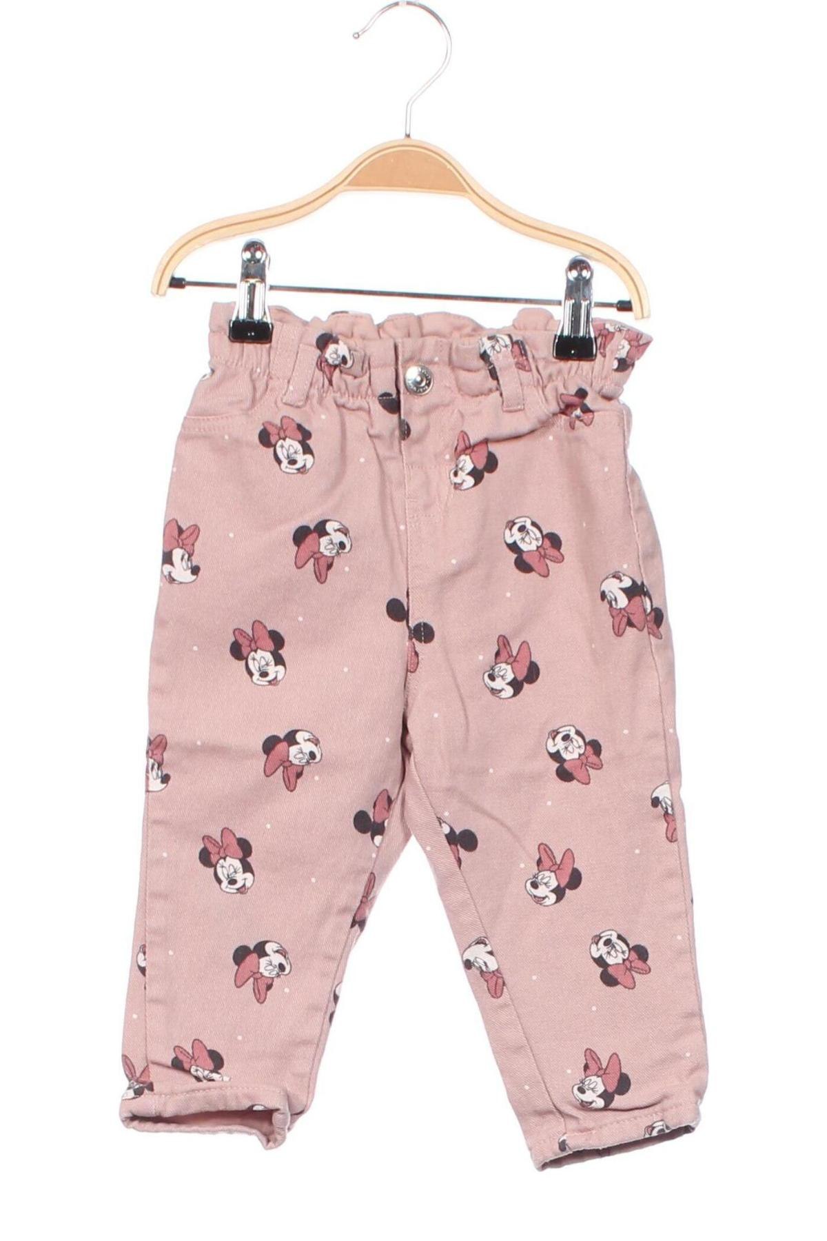 Pantaloni pentru copii H&M, Mărime 9-12m/ 74-80 cm, Culoare Roz, Preț 53,61 Lei