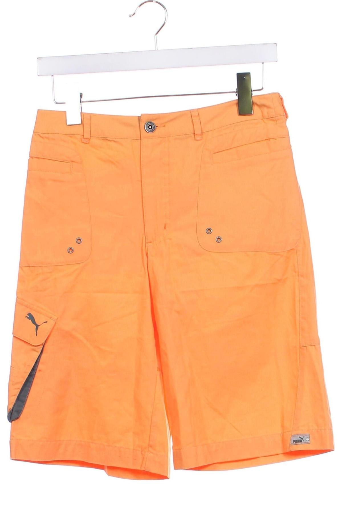 Kinder Shorts PUMA, Größe 10-11y/ 146-152 cm, Farbe Orange, Preis 30,18 €