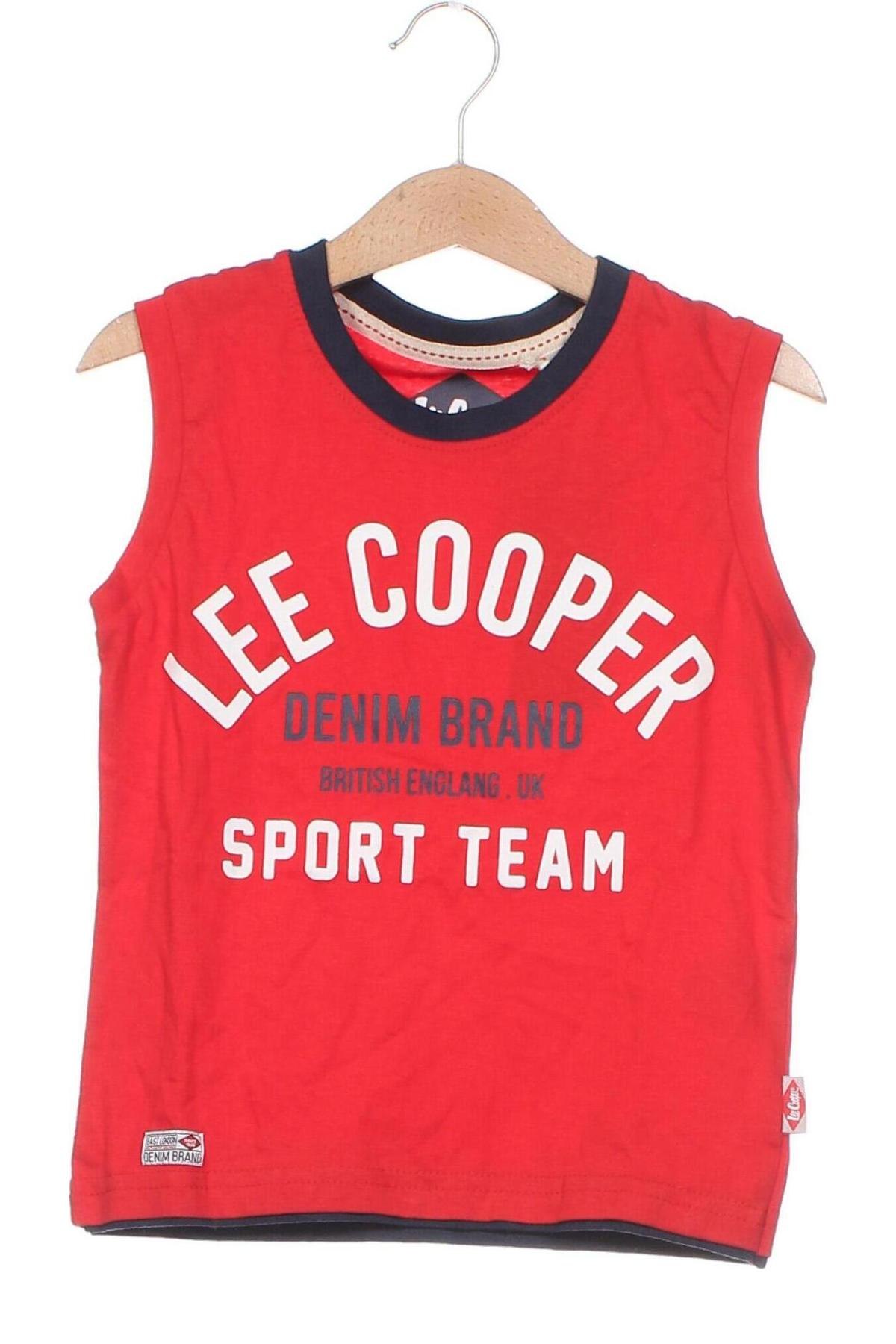 Детски потник Lee Cooper, Размер 3-4y/ 104-110 см, Цвят Червен, Цена 11,49 лв.