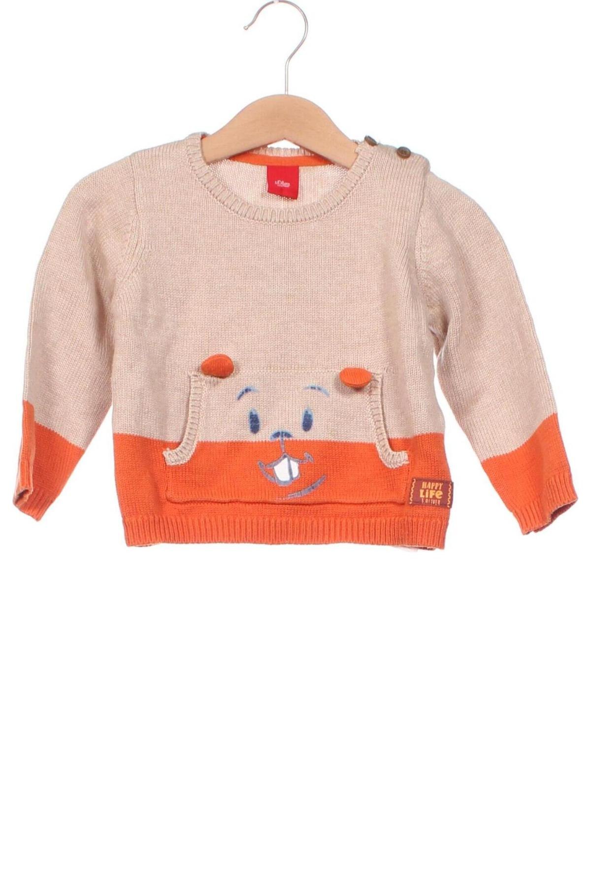 Kinderpullover S.Oliver, Größe 9-12m/ 74-80 cm, Farbe Beige, Preis € 5,99