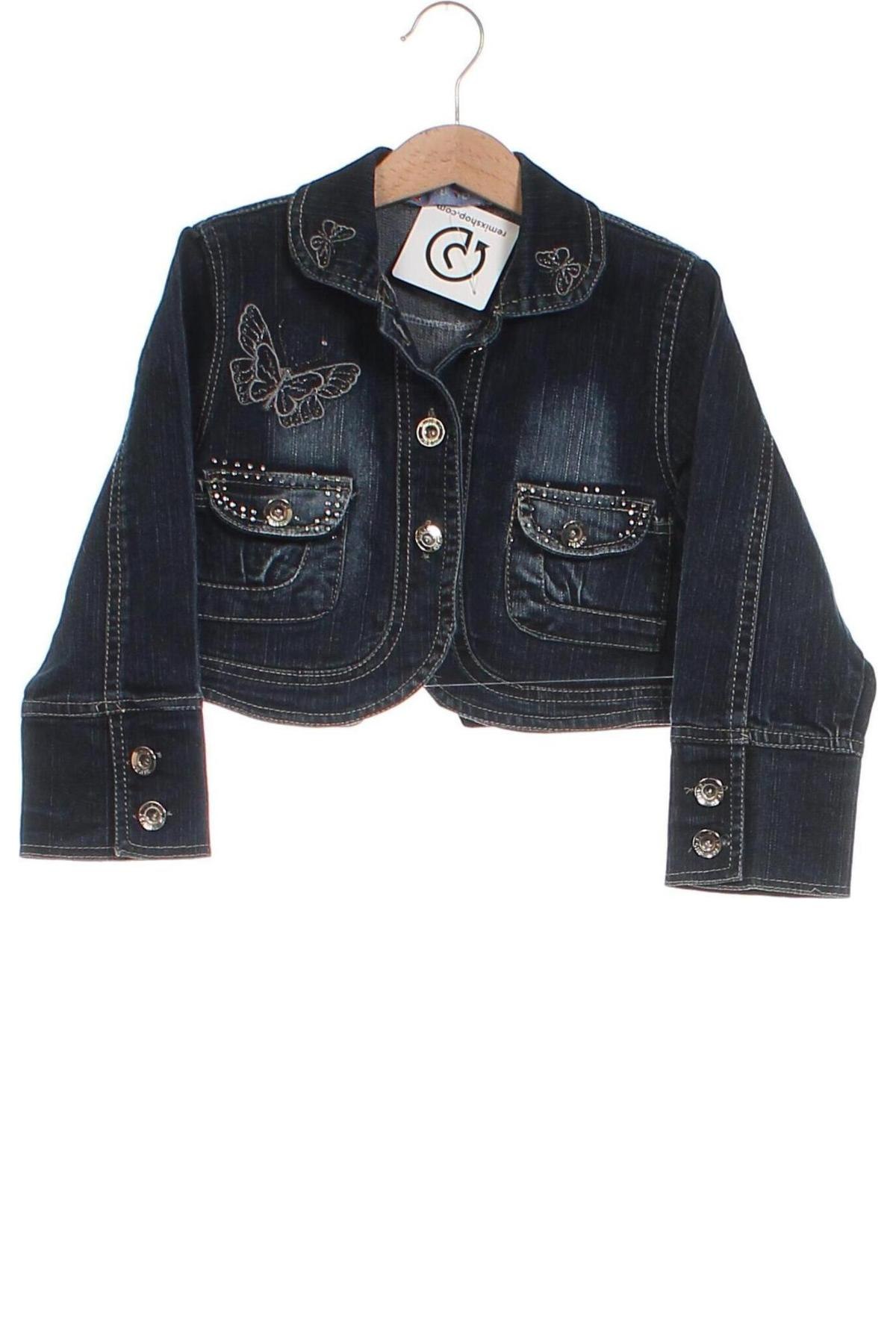 Kinder Jeansjacke, Größe 7-8y/ 128-134 cm, Farbe Blau, Preis € 5,12