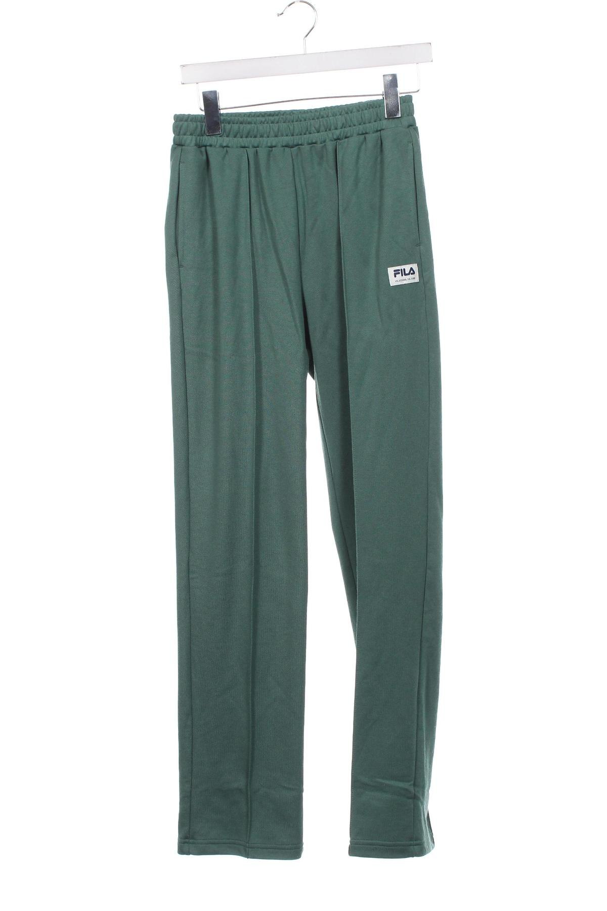 Pantaloni de trening, pentru copii FILA, Mărime 12-13y/ 158-164 cm, Culoare Verde, Preț 155,26 Lei