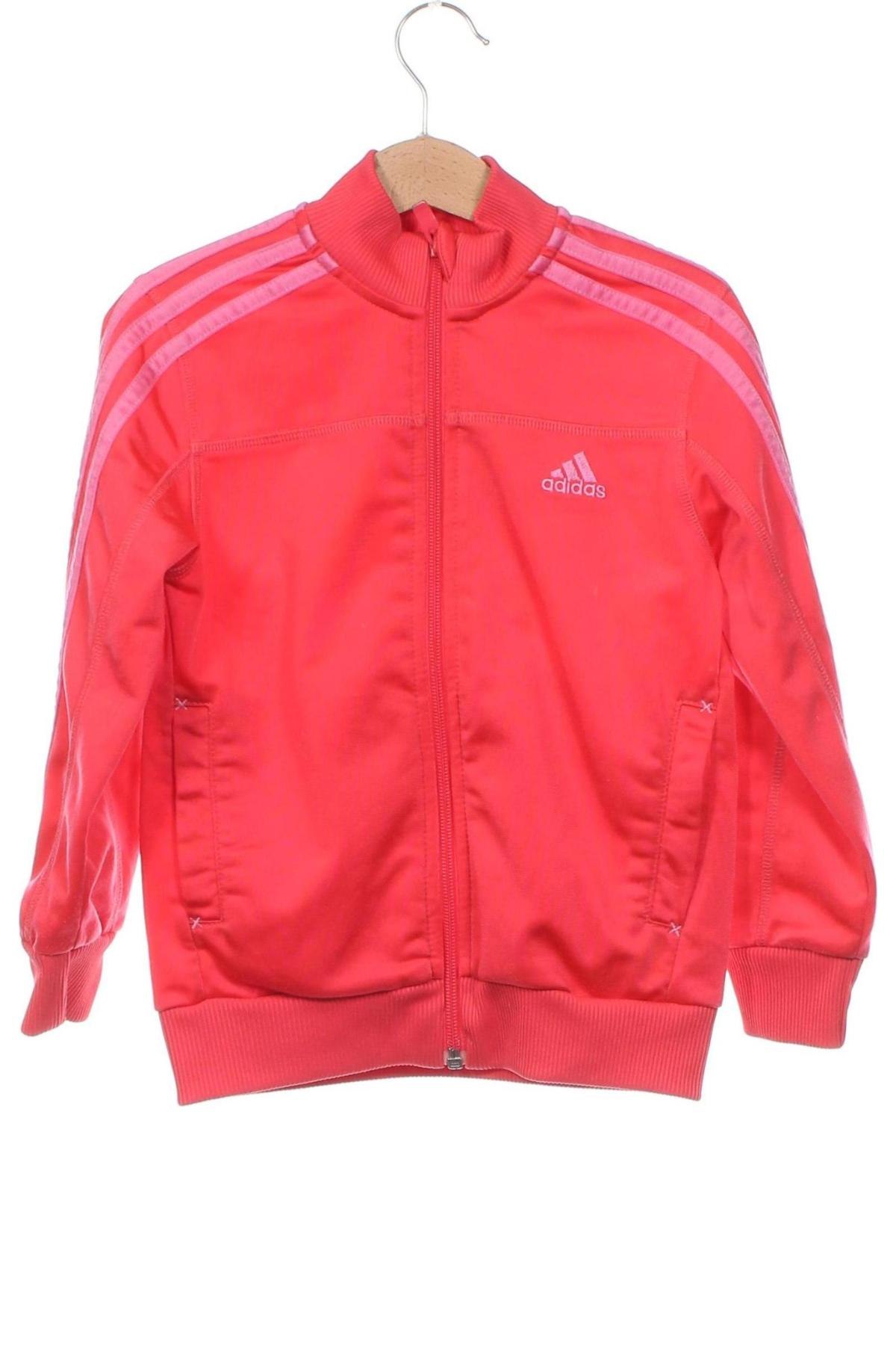 Dziecięca sportowa bluza Adidas, Rozmiar 5-6y/ 116-122 cm, Kolor Czerwony, Cena 67,99 zł