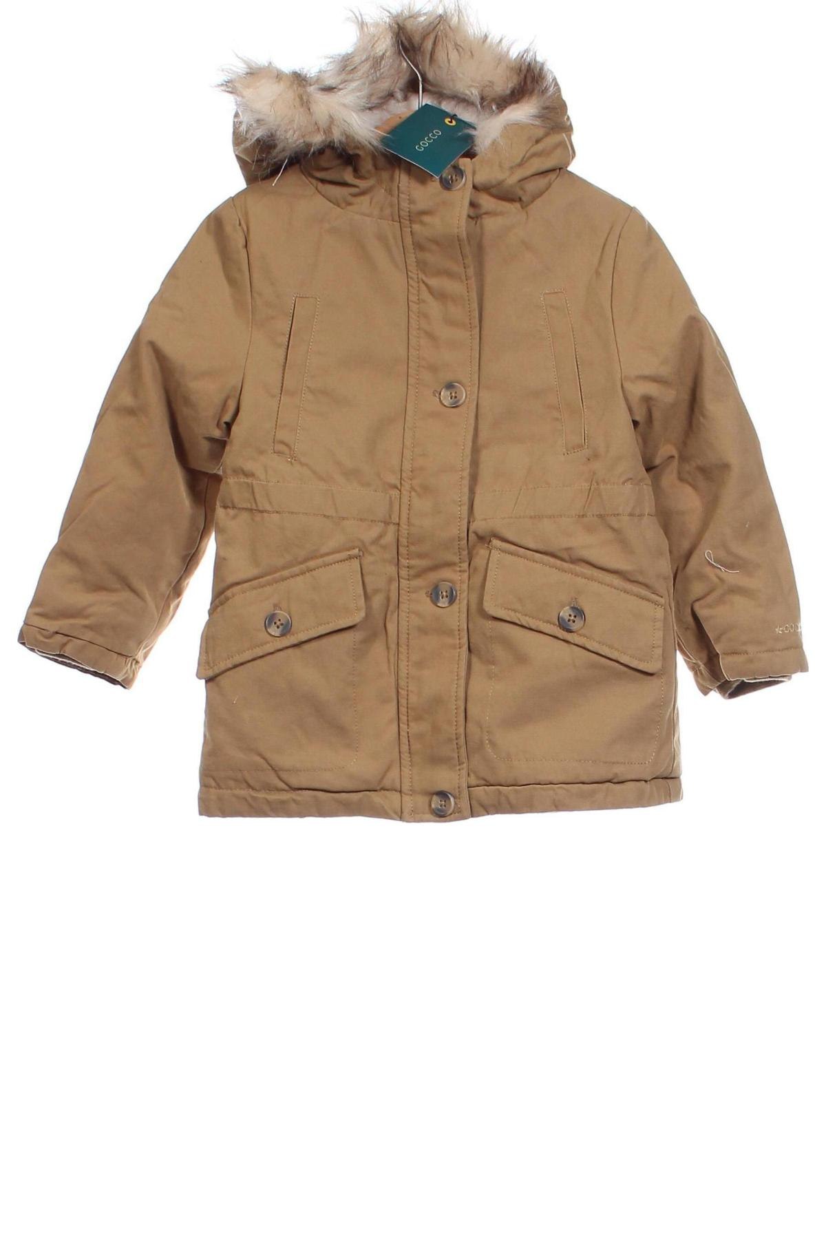 Kinderjacke Gocco, Größe 3-4y/ 104-110 cm, Farbe Beige, Preis € 56,19