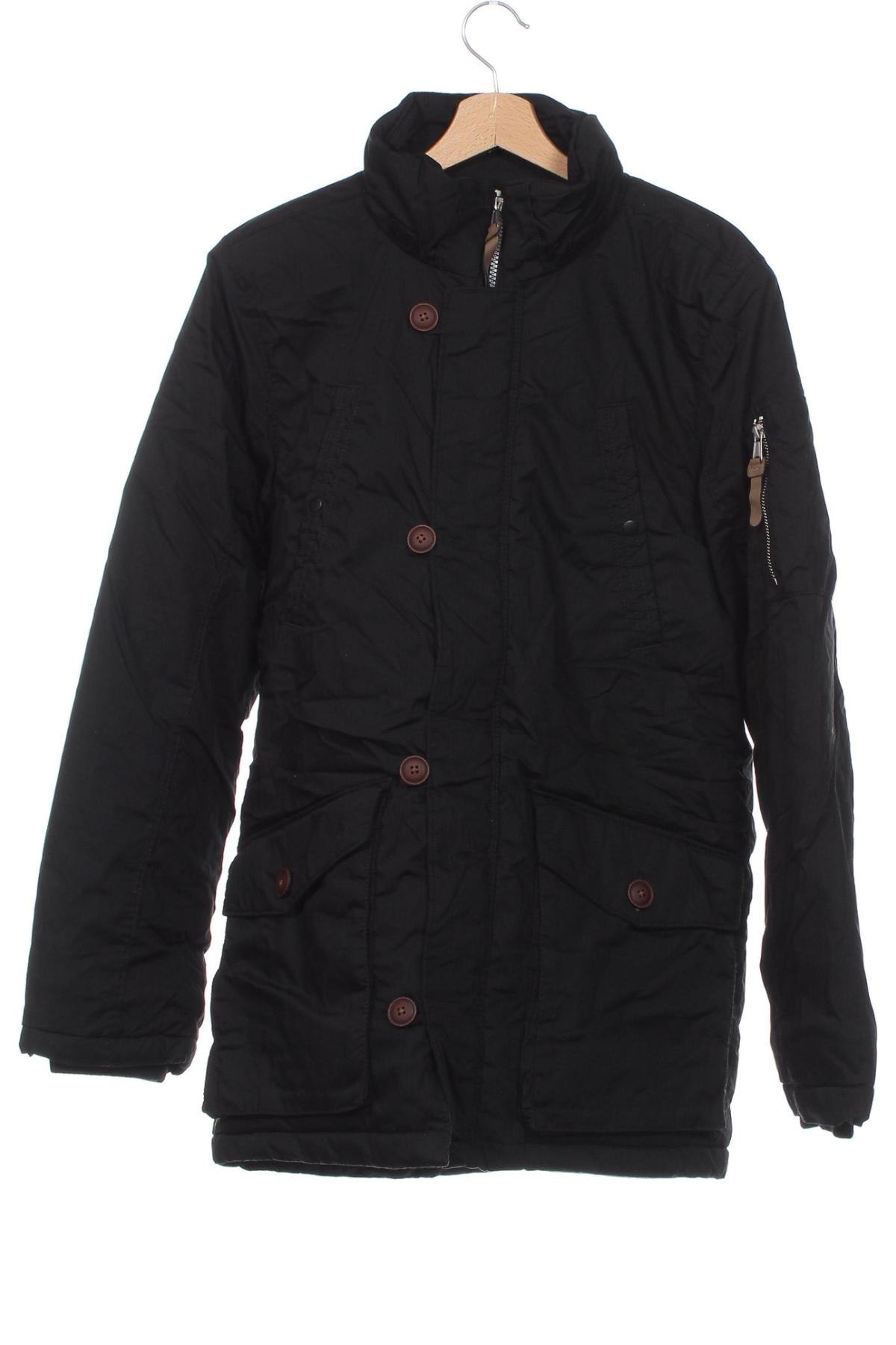 Kinderjacke H&M, Größe 15-18y/ 170-176 cm, Farbe Schwarz, Preis 9,79 €